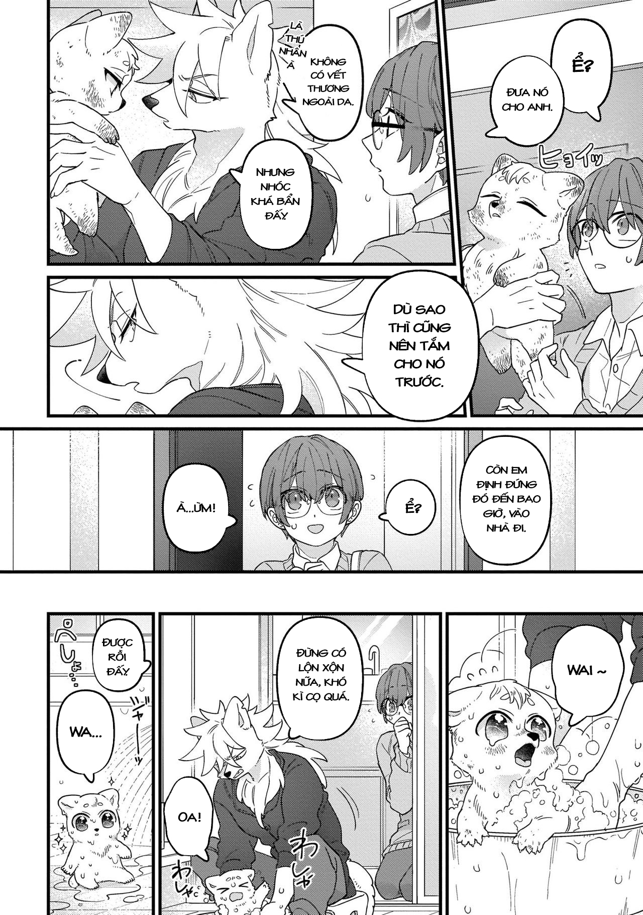 Đọc truyện hentai Trở thành gia đình với thú nhân - Chương 3
