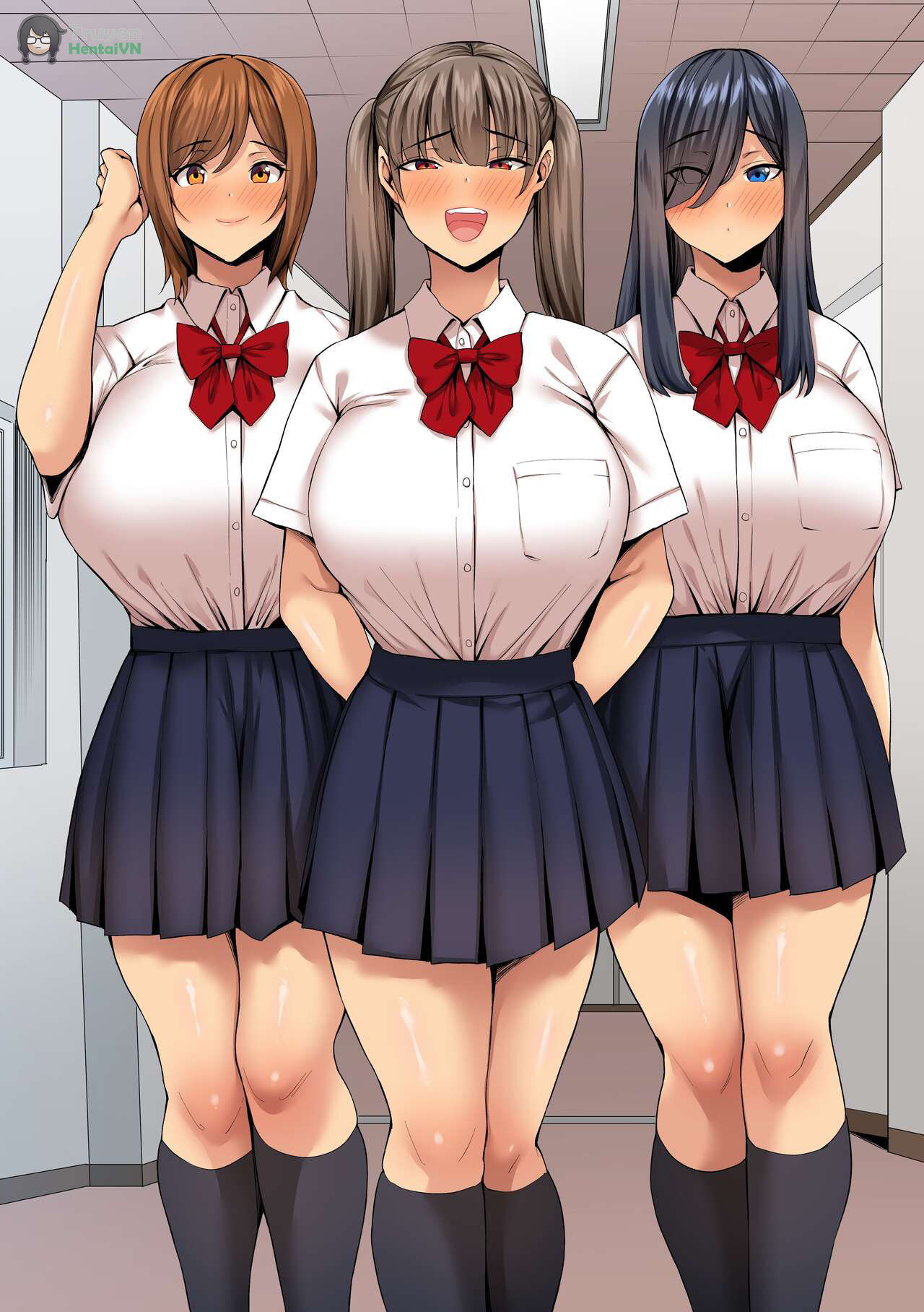 Đọc truyện hentai Yuumei Shingakukou de Yuutousei-tachi no Sei no Hakeguchi ni Sareru Kyoushi no Boku no Nichijou - Oneshot