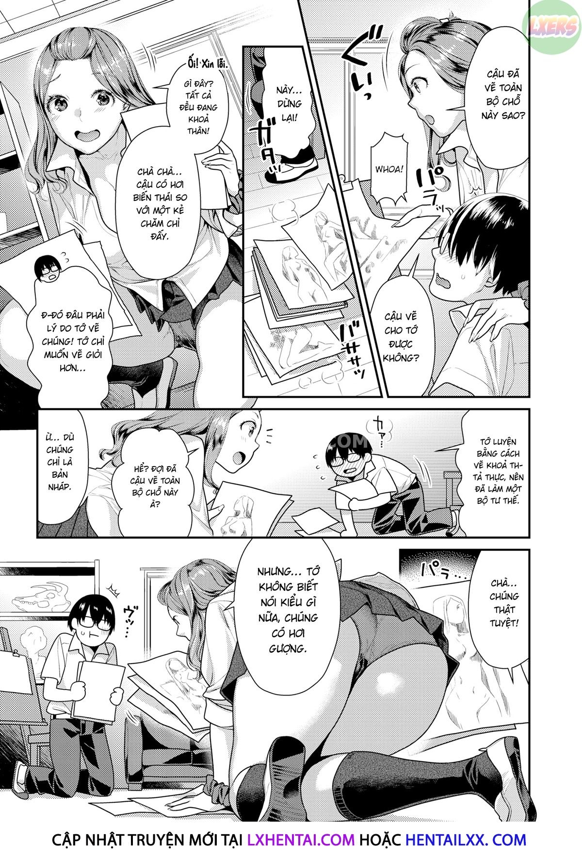 Đọc truyện hentai Bản phác thảo đầu tiên - Oneshot