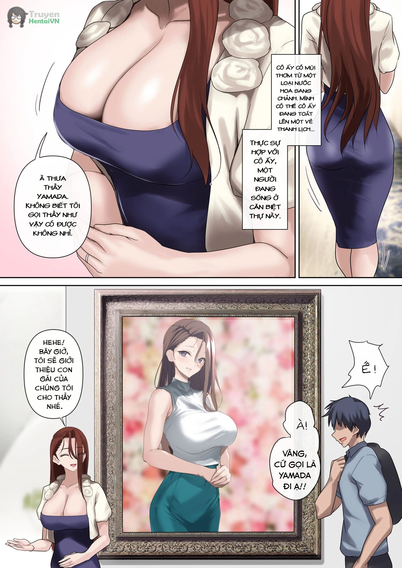 Đọc truyện hentai Nữ doanh nhân dâm đãng và cô giáo trinh nữ - oneshot