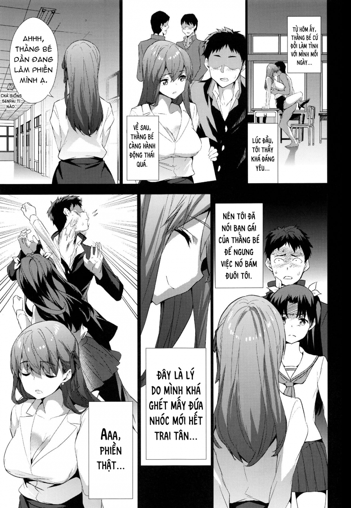 Đọc truyện hentai Sakura Sensei: AAAH, phiền thật - Oneshot