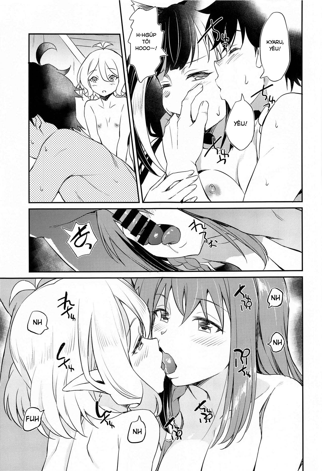 Đọc truyện hentai Nakayoshi Bishokuden - Oneshot