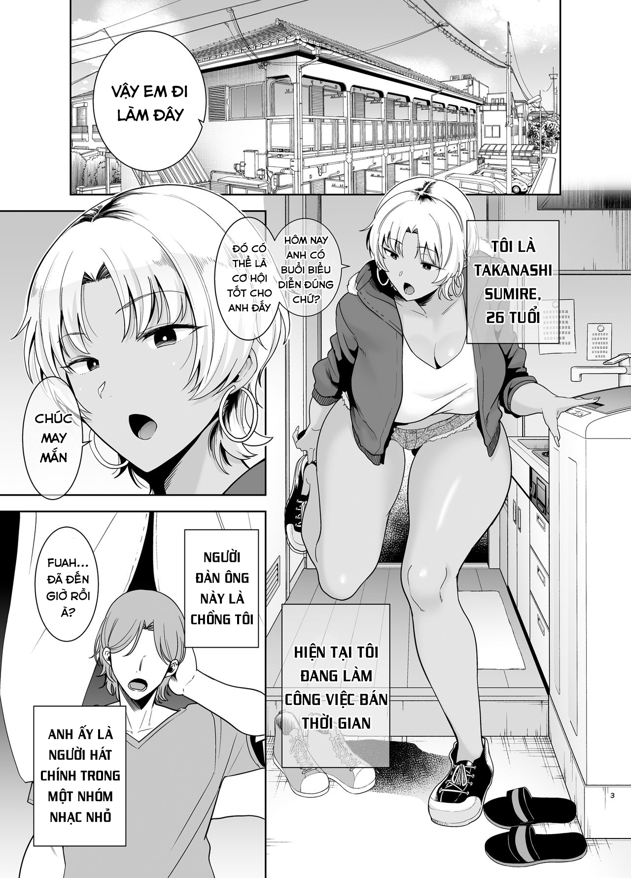 Đọc truyện hentai Wild-shiki Nihonjin Tsuma no Netorikata Sono - Chap 2 - Có che