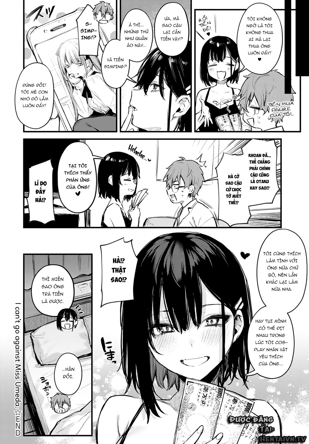 Đọc truyện hentai Boku wa Umeda-san ni Sakaraenai - Oneshot