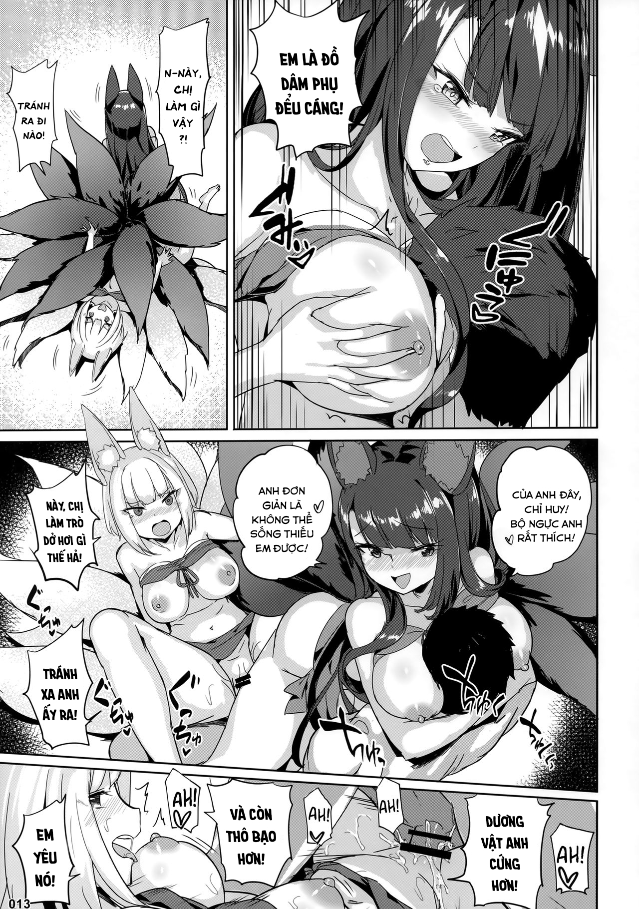 Đọc truyện hentai Akagi Kaga Don - Oneshot