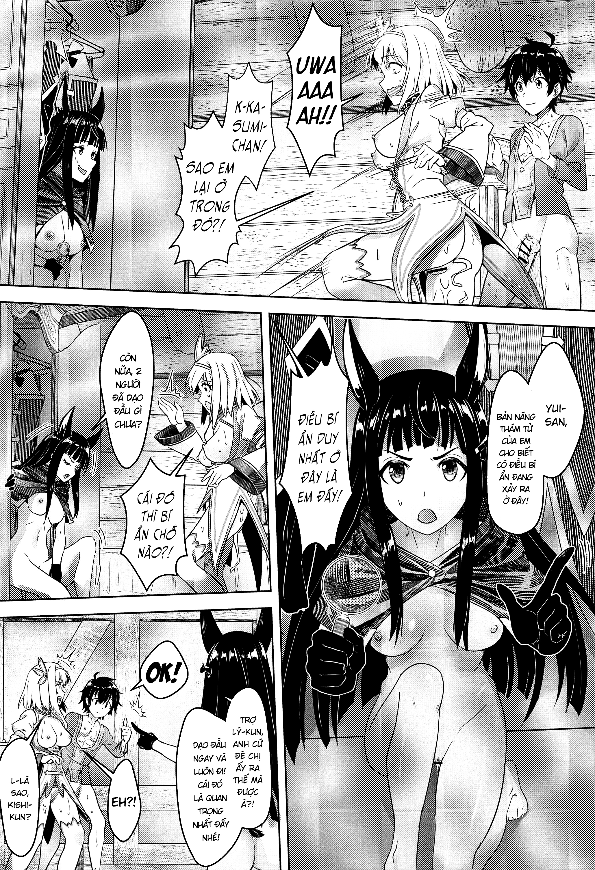 Đọc truyện hentai Yui-chan to Kishi-kun Futarikiri no Hitotoki - Oneshot