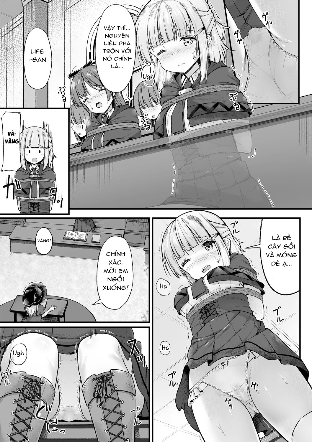 Đọc truyện hentai Cuộc sống trói buộc tại trường phép thuật! - Oneshot