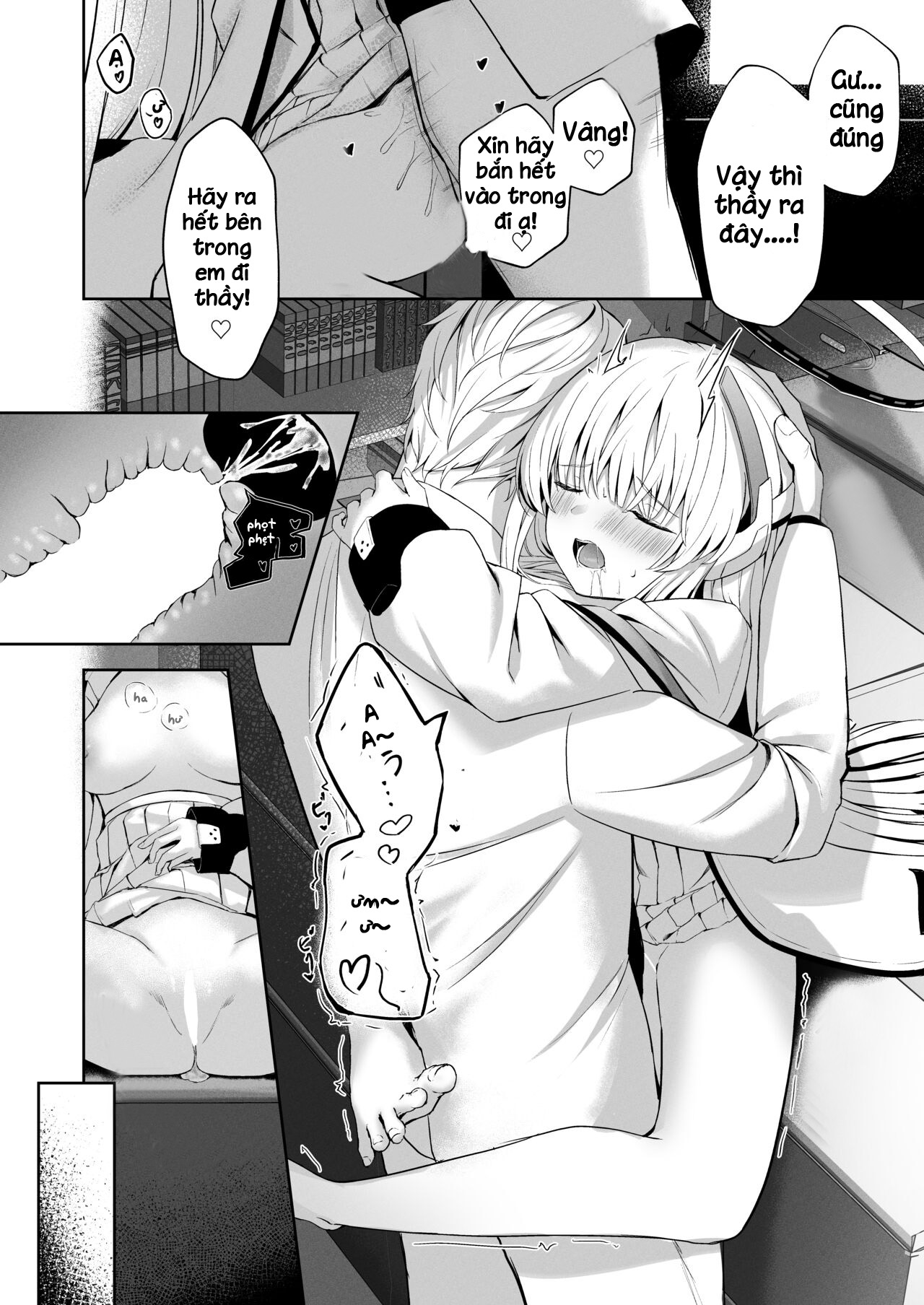 Đọc truyện hentai Noa nhận thấy Yuuka và Sensei ngày càng thân thiết - Oneshot