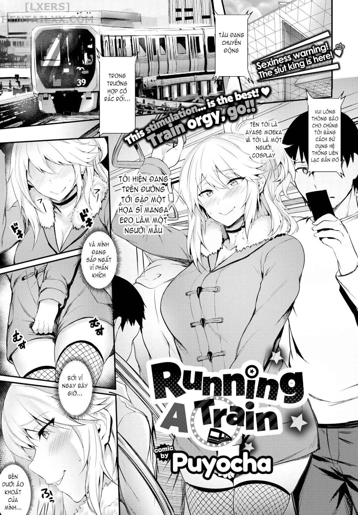 Đọc truyện hentai Onaho Bitch (Trọn bộ) - Chap 1: Fanservice & Running a Train