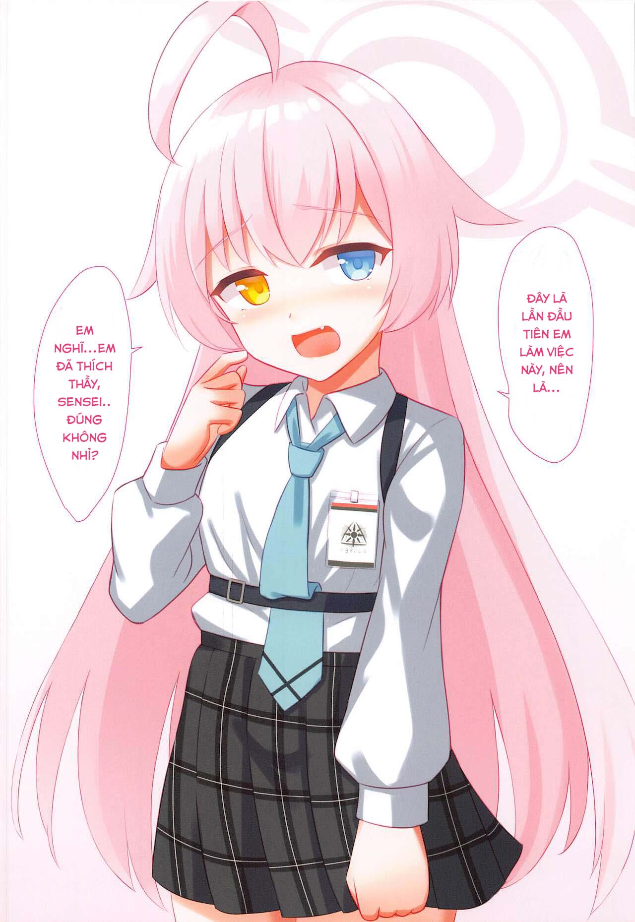 Đọc truyện hentai Địt nhau sau khi tỏ tình (Blue Archive) - Oneshot