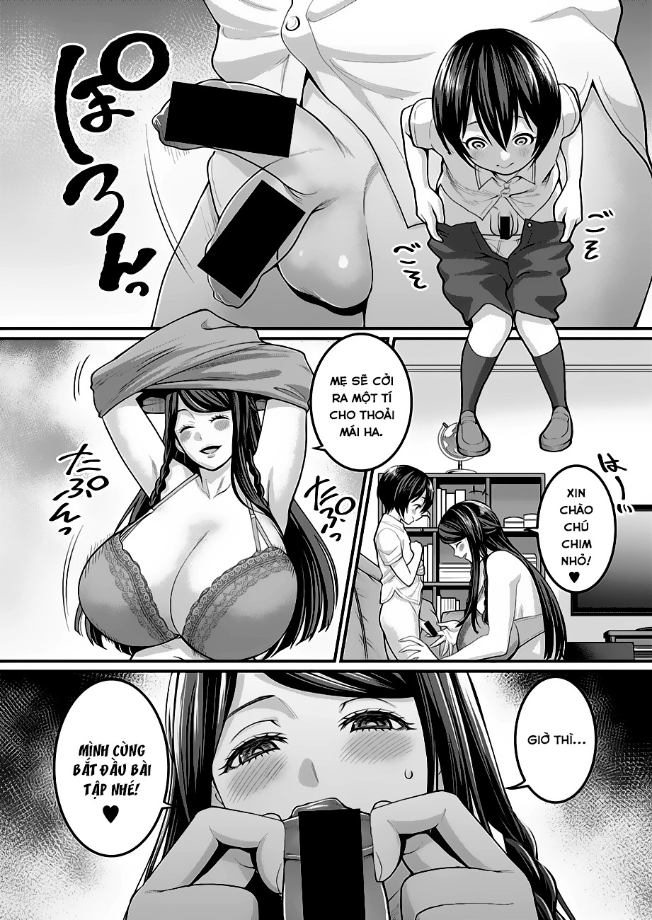 Đọc truyện hentai Bà mẹ dâm loàn và cậu con trai ngây thơ! - Oneshot