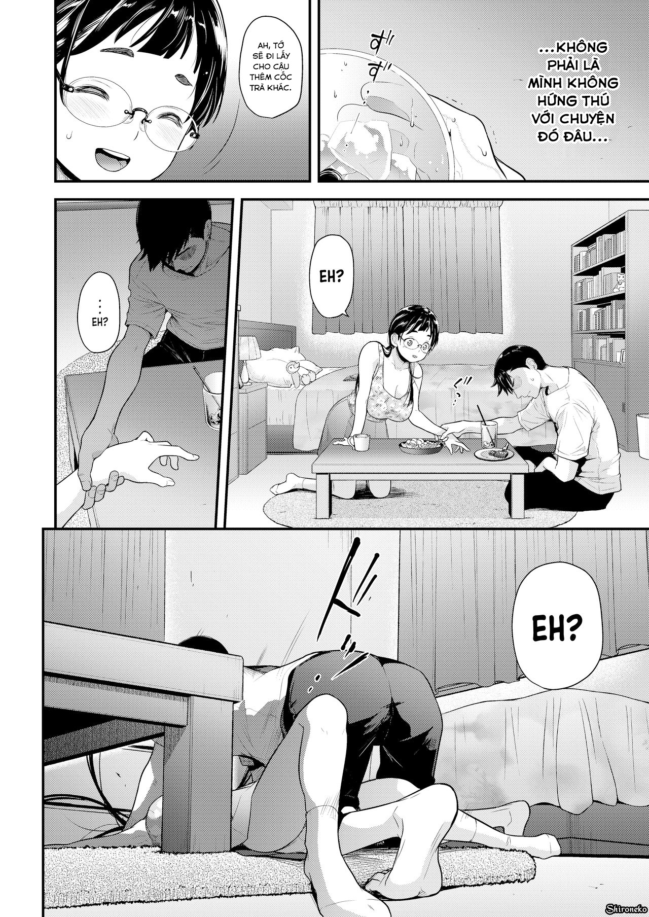 Đọc truyện hentai Jimiko to Ichinichijuu Sex - Chap 4 - Jimiko to Ichinichijuu Sex 4 - Futarikiri no Juken Benkyou wa...