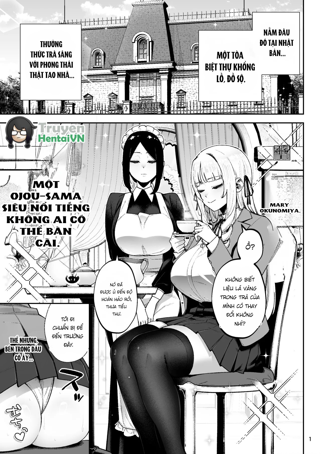 Đọc truyện hentai Go For It, You Horny Idiot Rich Girl! ~It's Only Natural That a Socialite Like Me Would Have Her Way With a Well-Endowed Commoner!~ - Oneshot