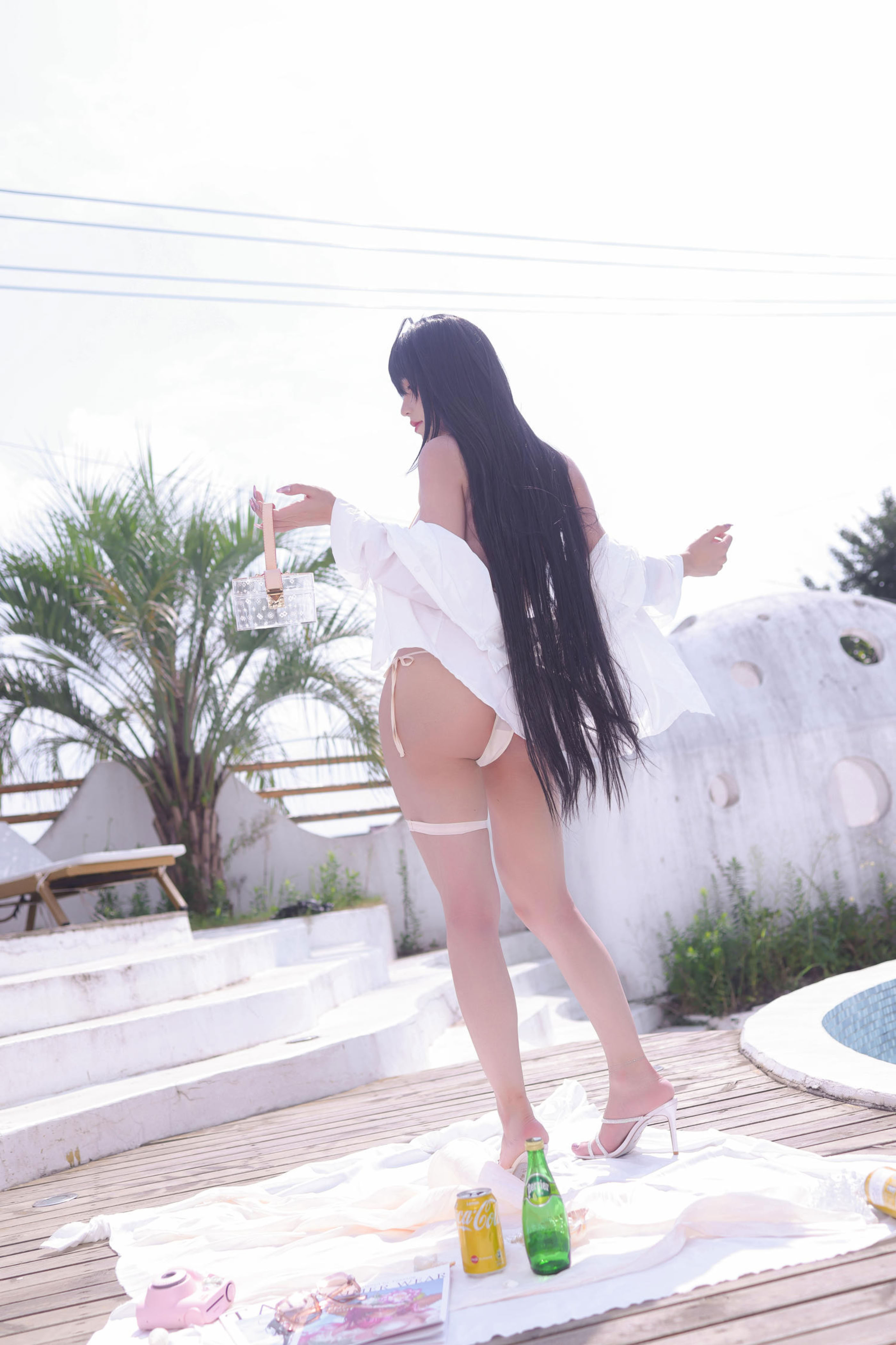 Đọc truyện hentai Tuyển tập Albums siêu phẩm Cosplay - Chap 1343 - Sakura Full of Time - Azur Lane Taihou Swimsuit