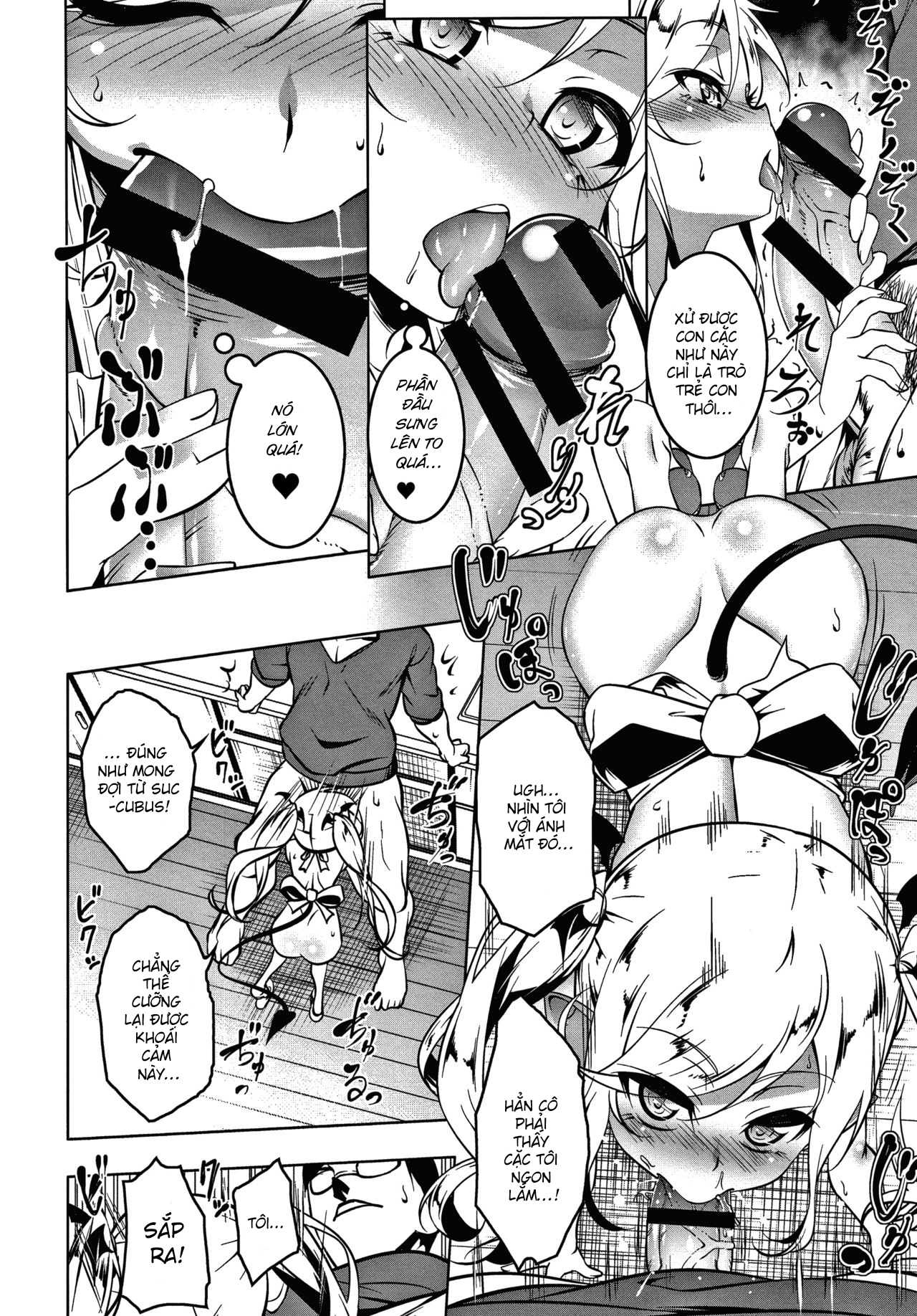 Đọc truyện hentai nhà có 5 nàng succubus - Chap 1