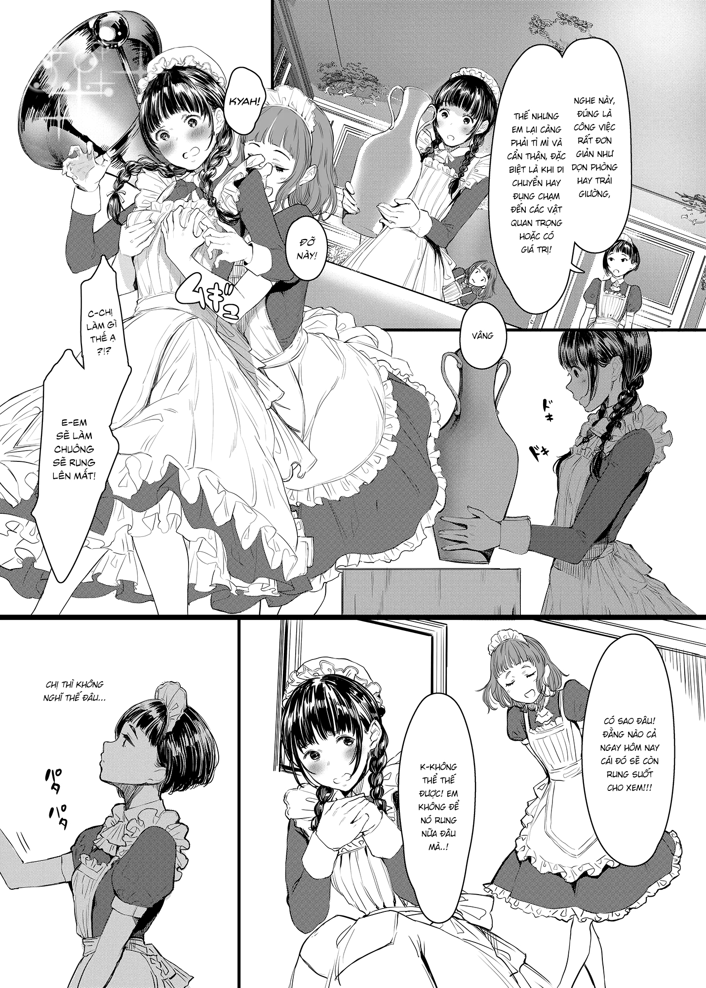 Đọc truyện hentai Học viện thiên nga hầu gái - Oneshot