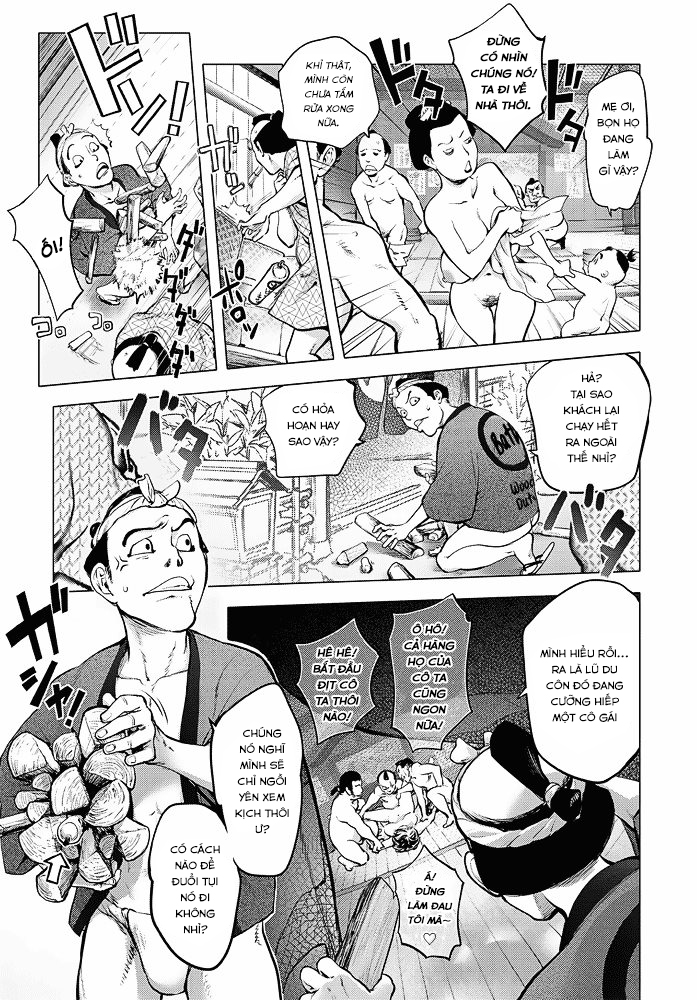 Đọc truyện hentai Nàng Kunoichi ngơ ngác - Chap 4 - Tai nạn đẫm nước