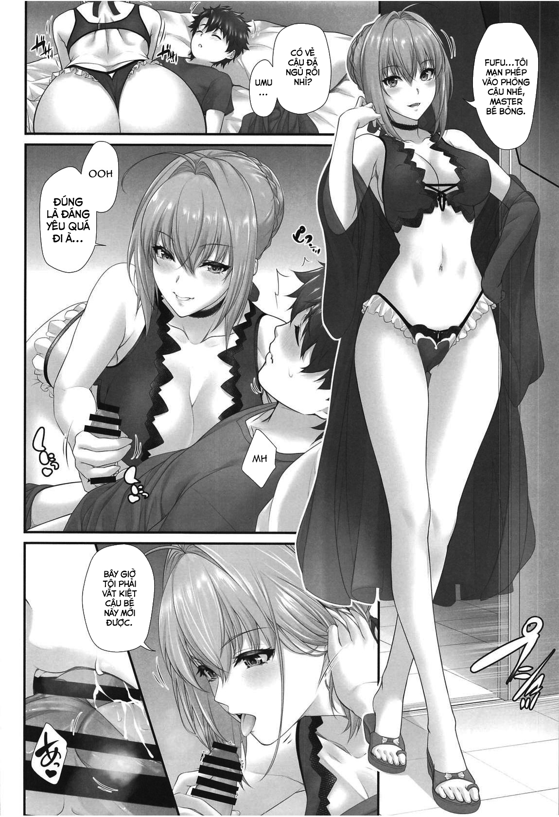 Đọc truyện hentai Ritsuka-kun no Sainan? Nerawareta Kohitsuji!! (Fate/Grand Order) - Chap 2