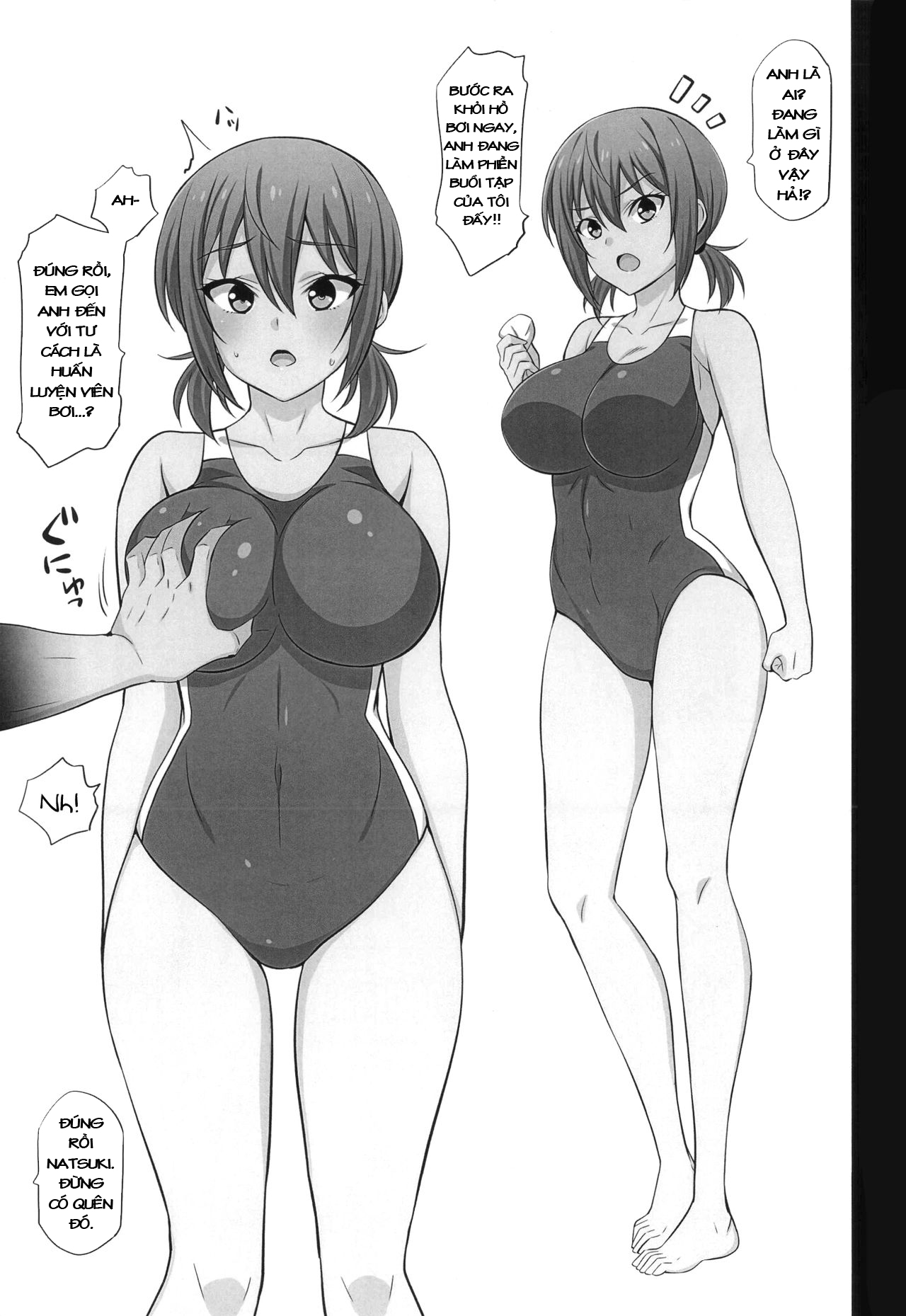 Đọc truyện hentai Ta! Thôi miên ức vạn thiếu nữ dú bự! - Chap 2: Đến bể bơi săn gái thôi~