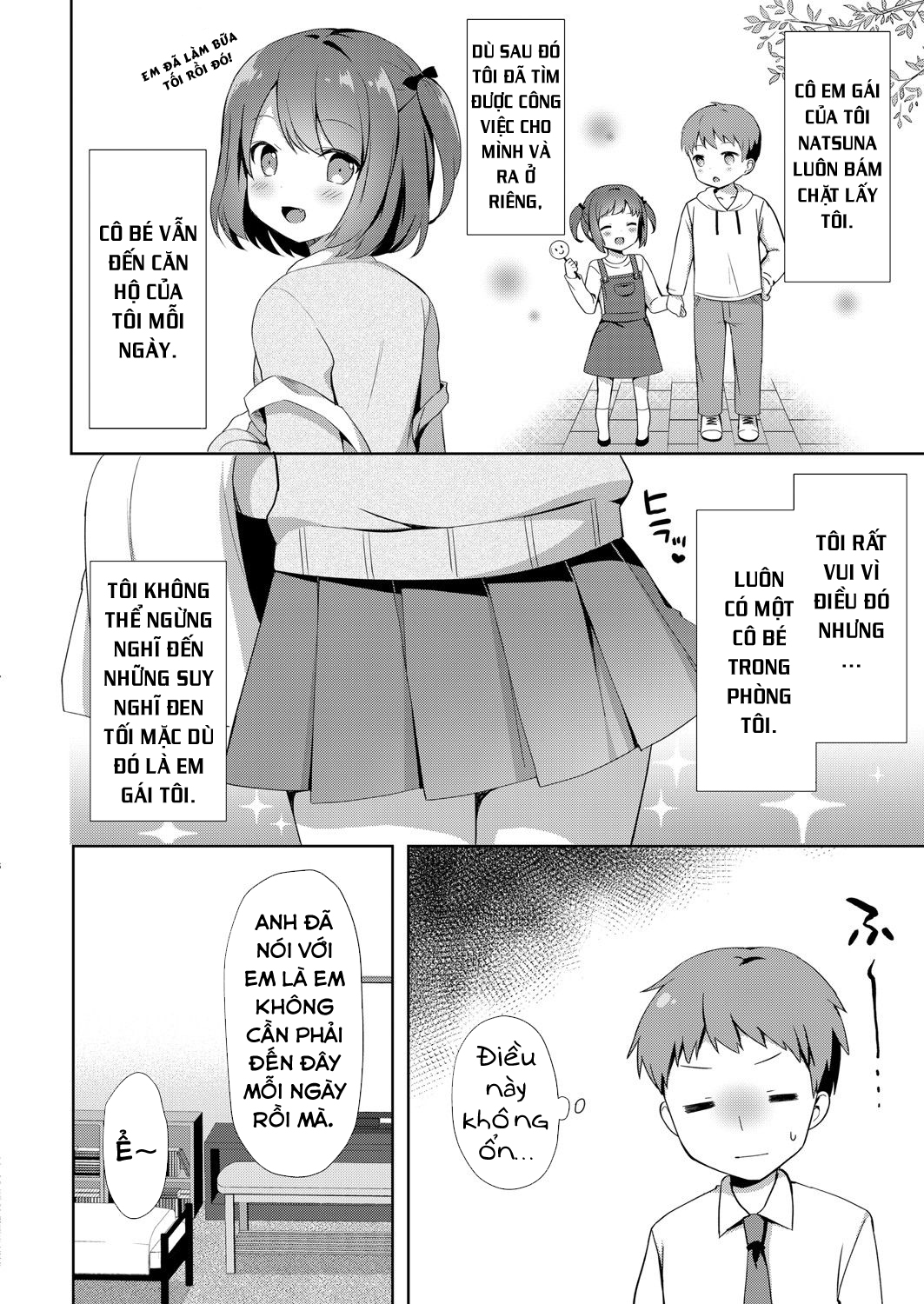 Đọc truyện hentai Sự cám dỗ của em gái nhỏ tôi - Chap 1: Natsuna và Onii-chan!