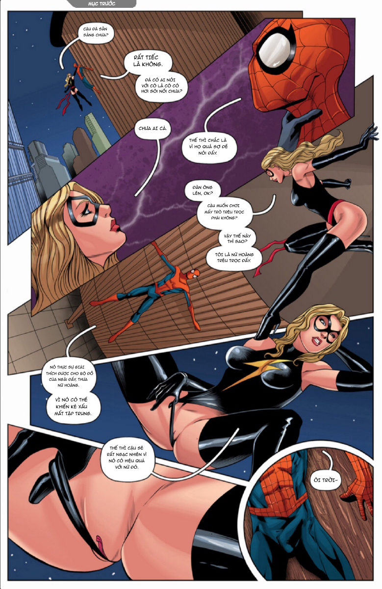 Đọc truyện hentai The Amazing Spider-Man And Ms.Marvel - Oneshot
