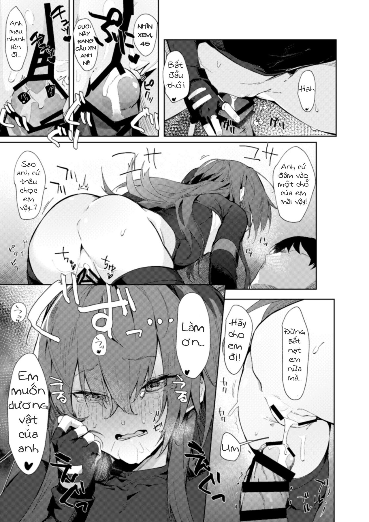 Đọc truyện hentai Amae Amayakashi Amayakasare (Girls' Frontline) - Oneshot