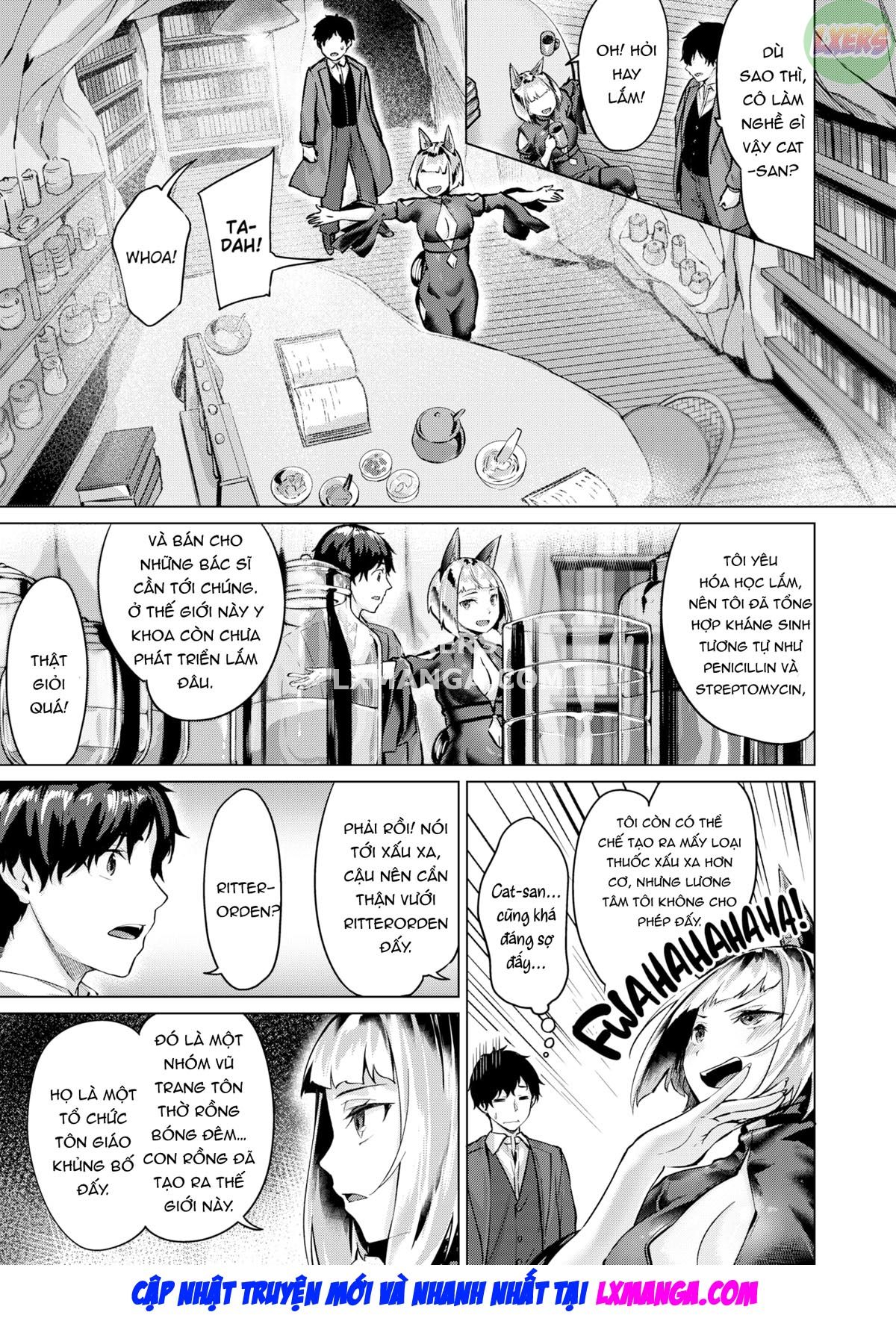 Đọc truyện hentai Drache Freund ~Bạn đồng hành của rồng~ - Chap 3 | Cat-Eared Whip-Wielder