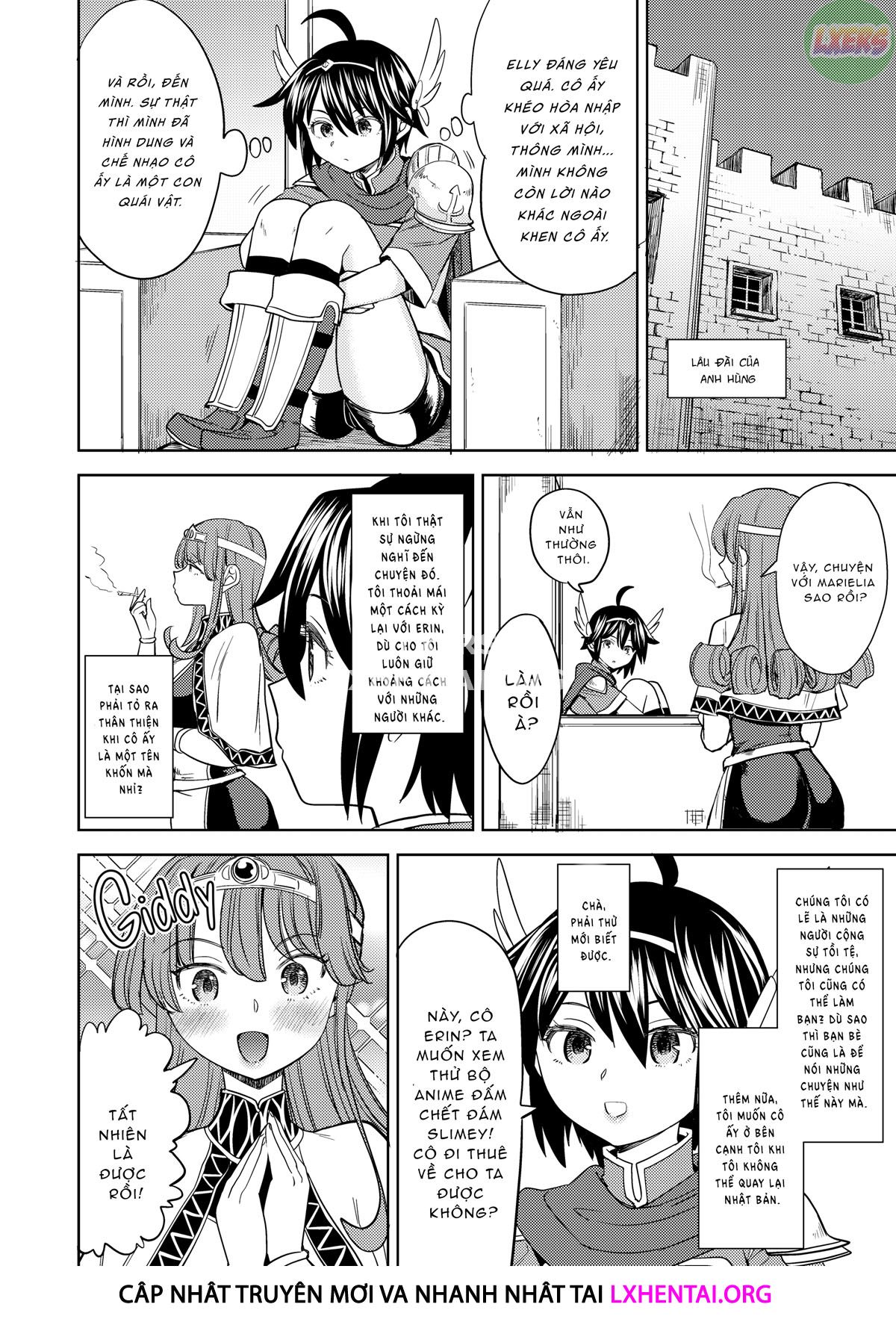 Đọc truyện hentai Tái sinh thành một nữ anh hùng có 5 người vợ quỷ - Chap 4