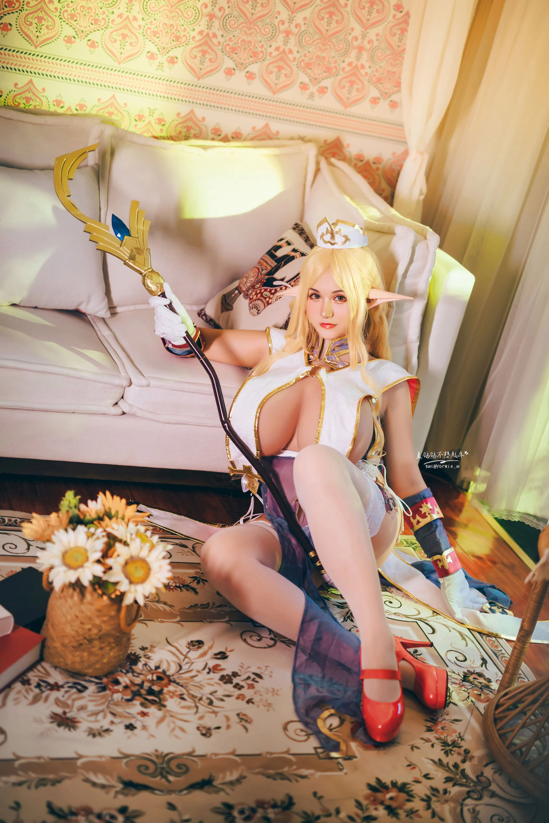 Đọc truyện hentai Tuyển tập Albums siêu phẩm Cosplay - Chap 713 - Summer Pigeon - Priscilla in Elf Village