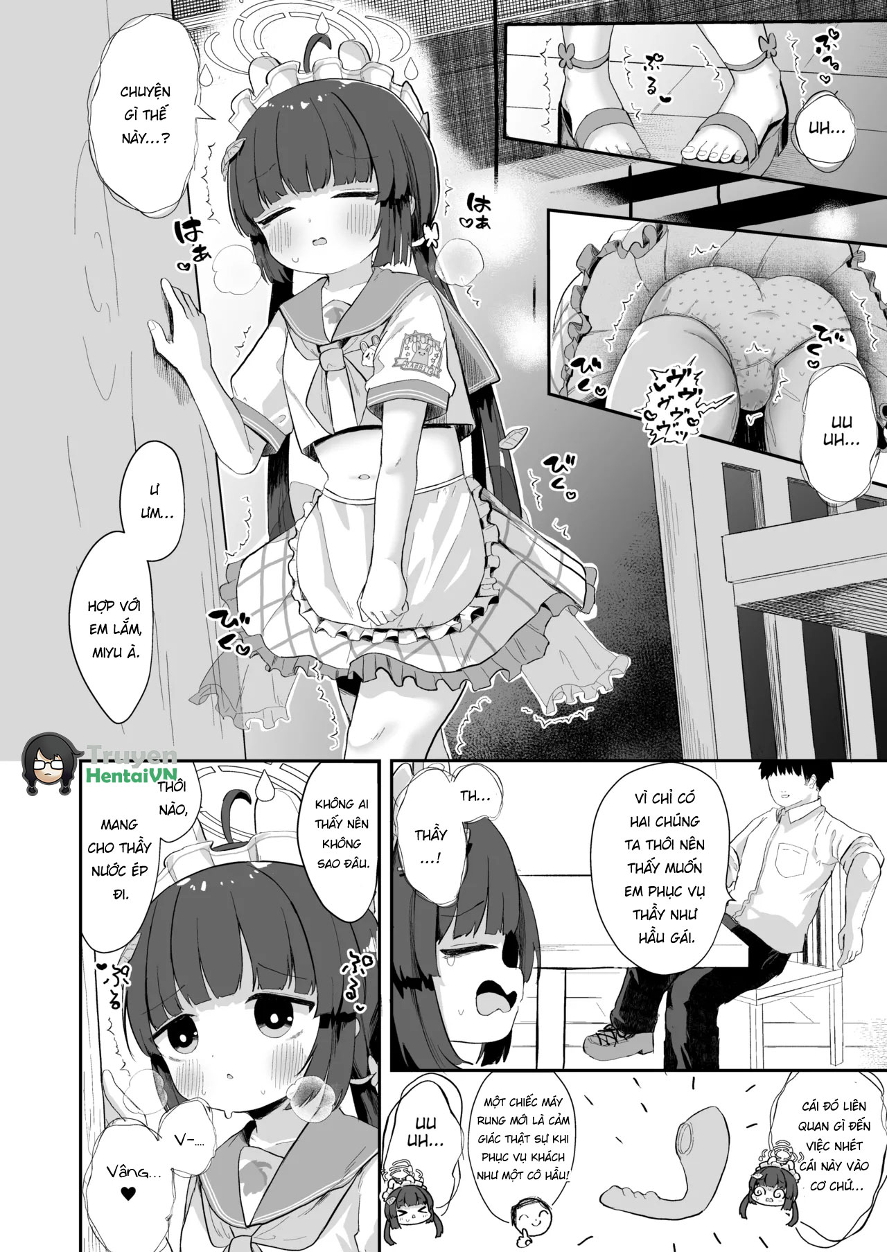 Đọc truyện hentai O o Furu Usagi ni Kashizukaseru (Blue Archive) - Oneshot