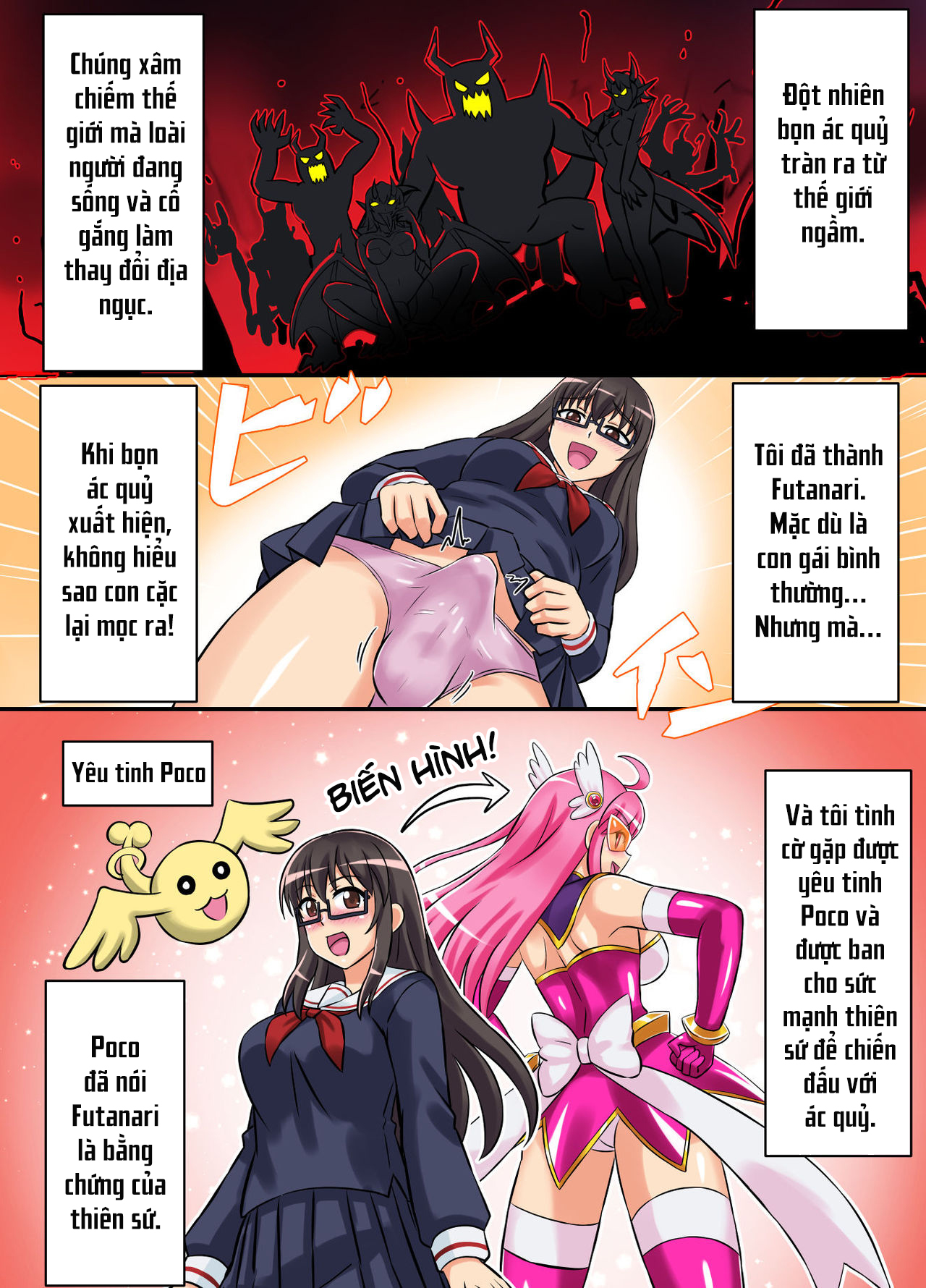 Đọc truyện hentai Seiyoku Tenshi Futanaria - Oneshot