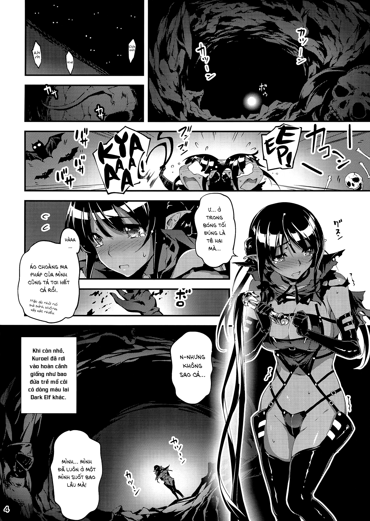 Đọc truyện hentai Anh nhân viên sang dị giới - Chap 4: Anh nhân viên hắc ám và chiêu hồn sư Kuroel