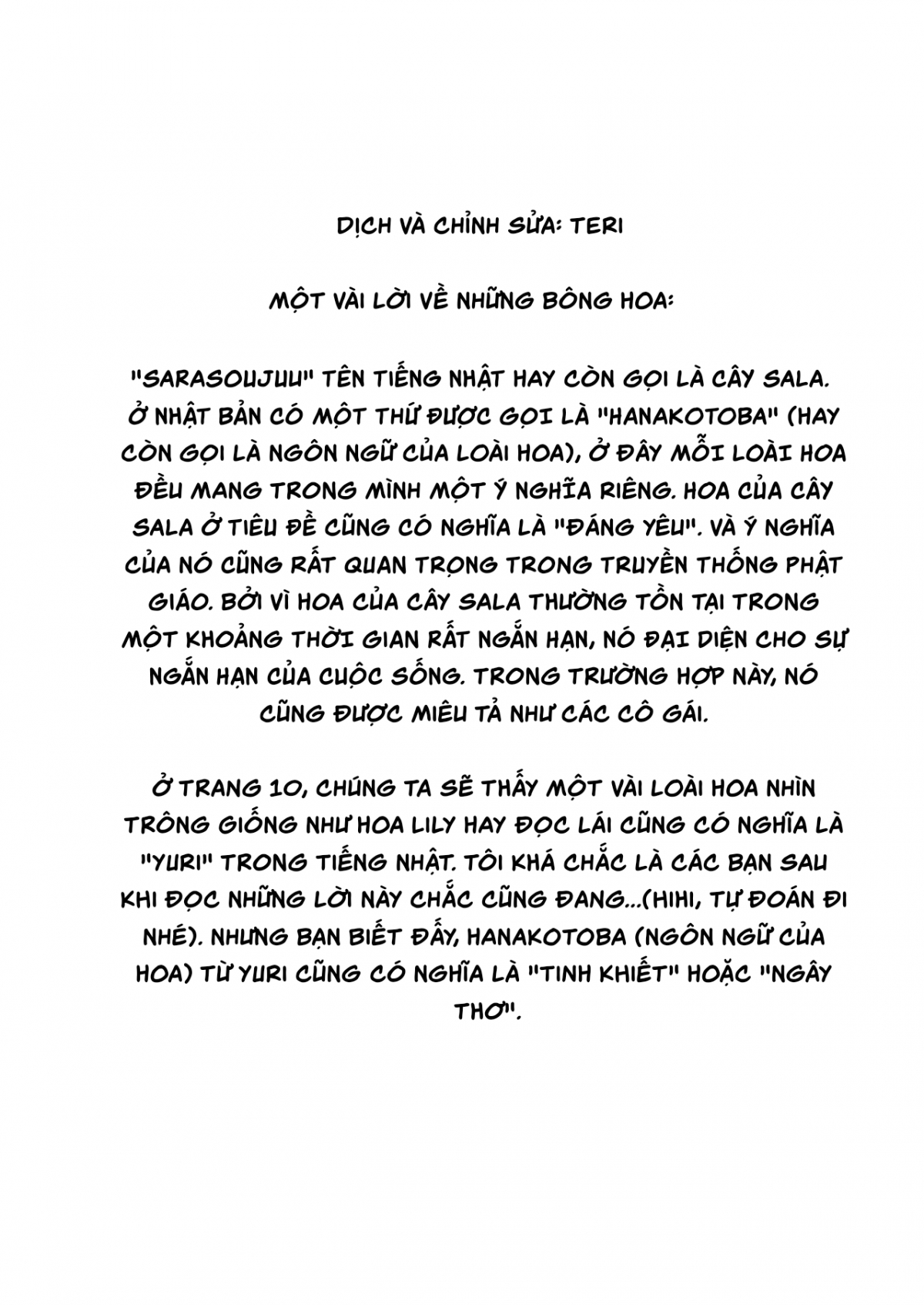 Đọc truyện hentai Sắc màu của hoa Sarasouju. - Oneshot