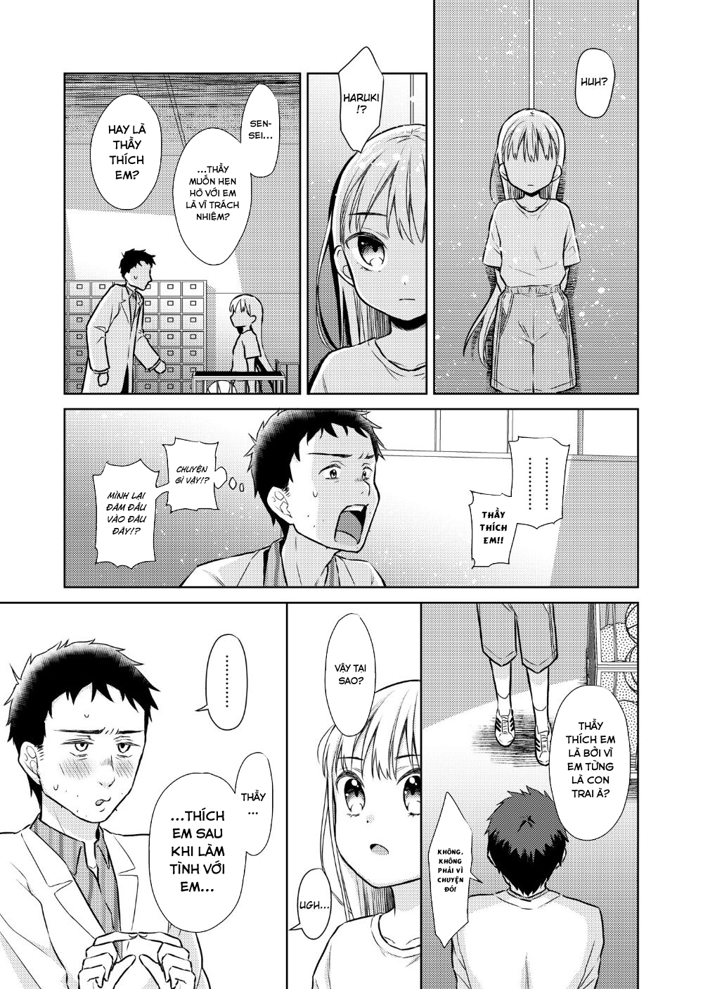 Đọc truyện hentai Hội chứng TS Haruki-kun - Chap 2.1: Con trai hay Con gái