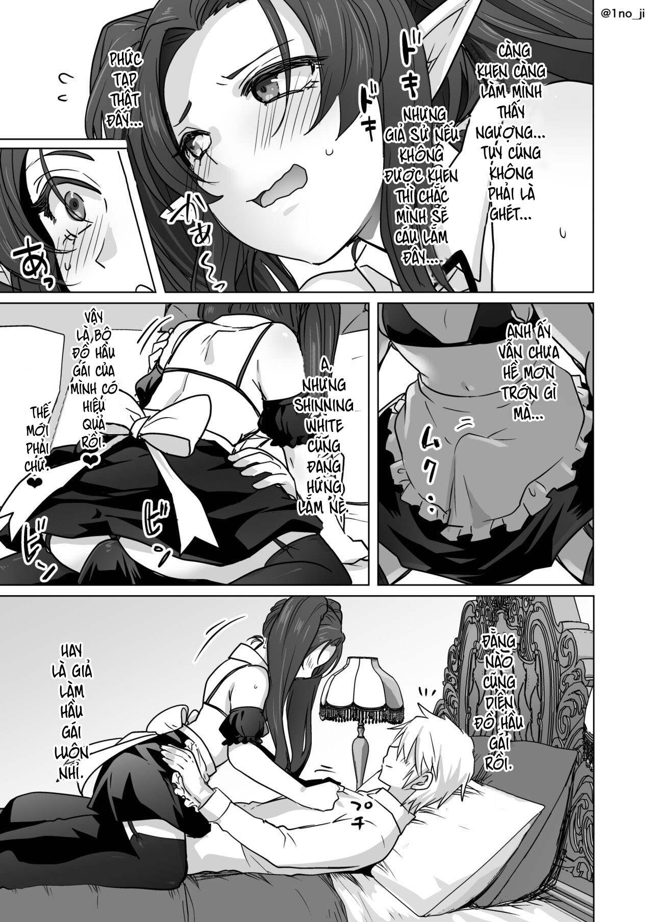 Đọc truyện hentai Câu chuyện về một cựu thủ lĩnh của quân đội Quỷ vương thua một anh hùng và bị biến thành nữ. - Oneshot