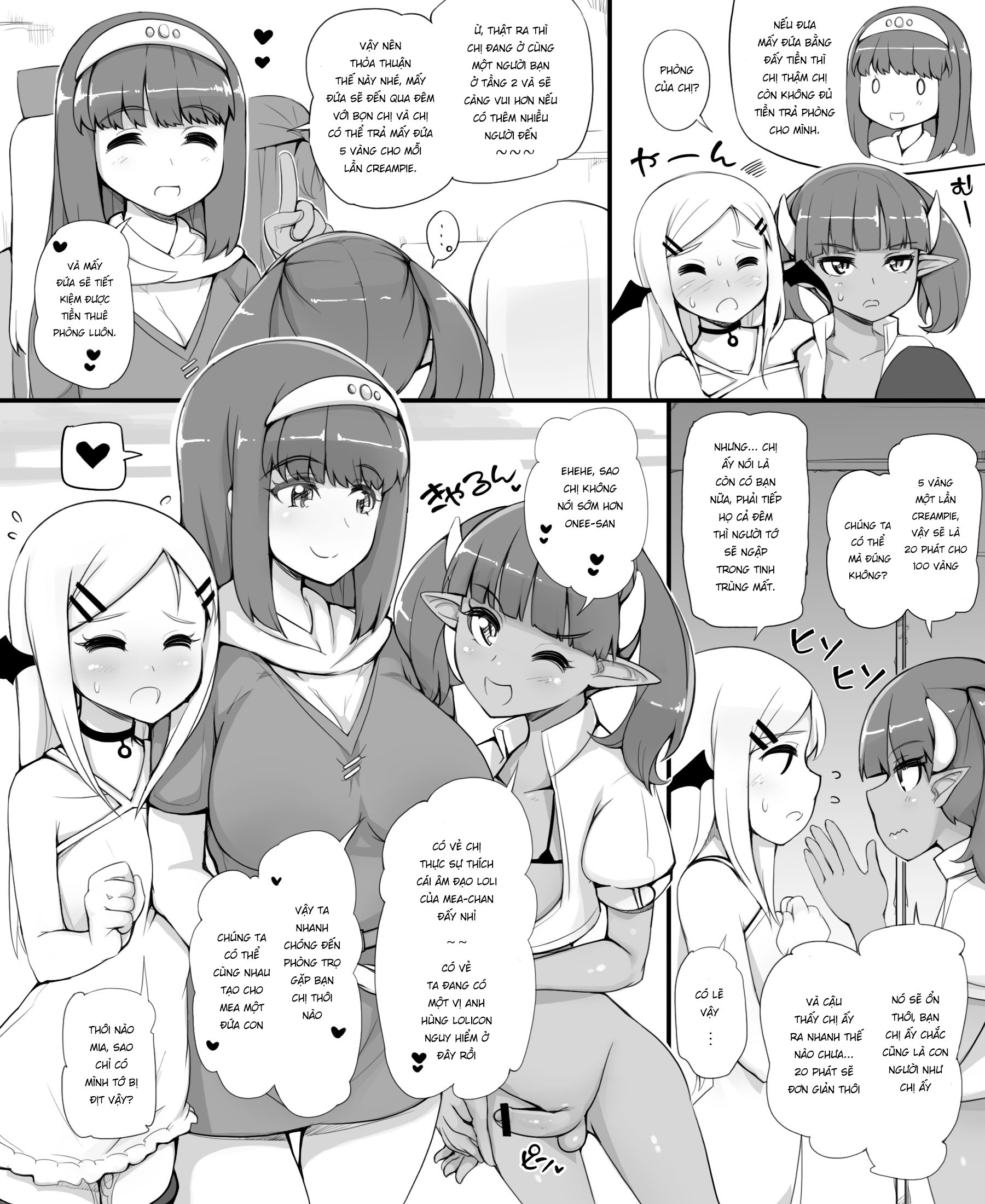 Đọc truyện hentai The Adventure of a Hero ~A Night at the Rousing Fairy Inn~ - Chap 1