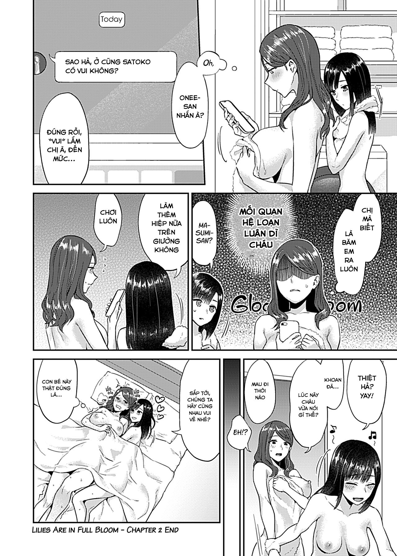 Đọc truyện hentai Saki Midareru wa Yuri no Hana - Chap 2
