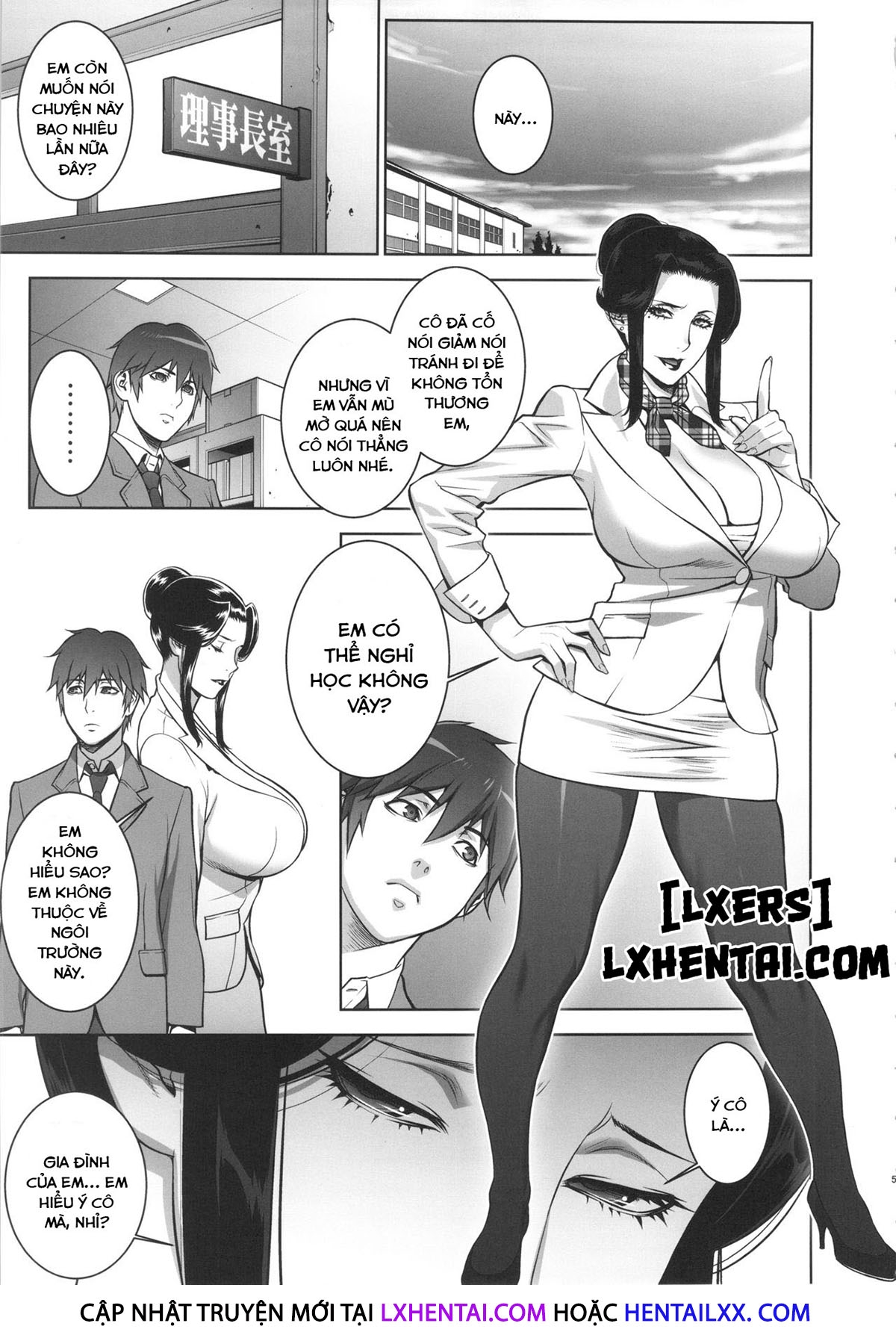 Đọc truyện hentai Etsuraku no Onna Rijichou - Chap 1