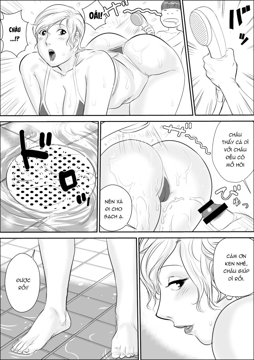 Đọc truyện hentai Kỳ nghỉ hè ngọt ngào của tôi và dì - Oneshot.