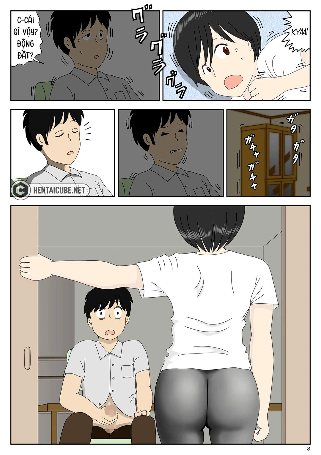 Đọc truyện hentai Bị mẹ phát hiện đang rình trộm thủ dâm - Chap 1