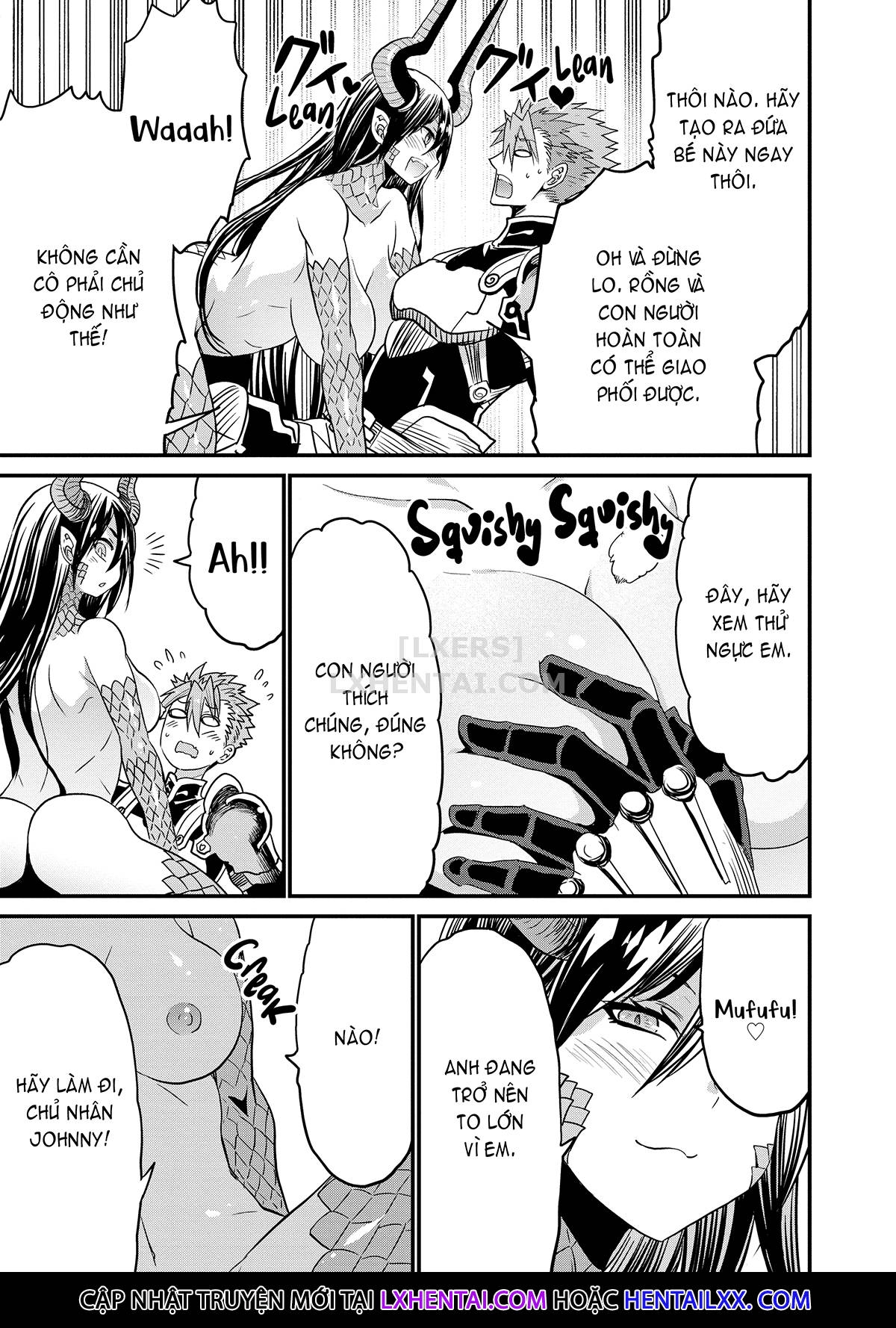 Đọc truyện hentai Monster Girls With a Need for Seed - Chap 3 - A Dragons Debt