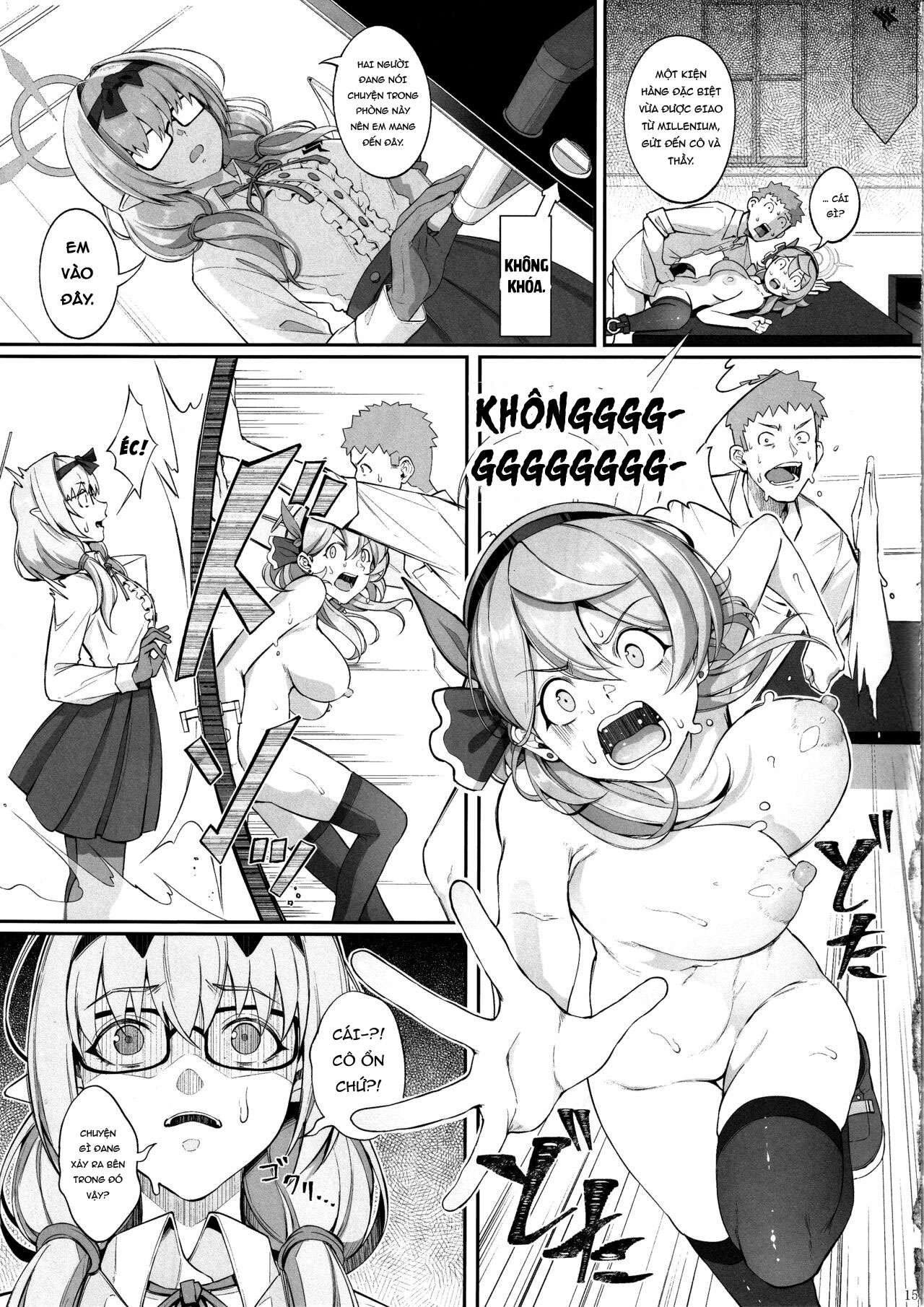 Đọc truyện hentai Gehenna no Meushi | The Cow of Gehenna (Blue Archive) - Oneshot