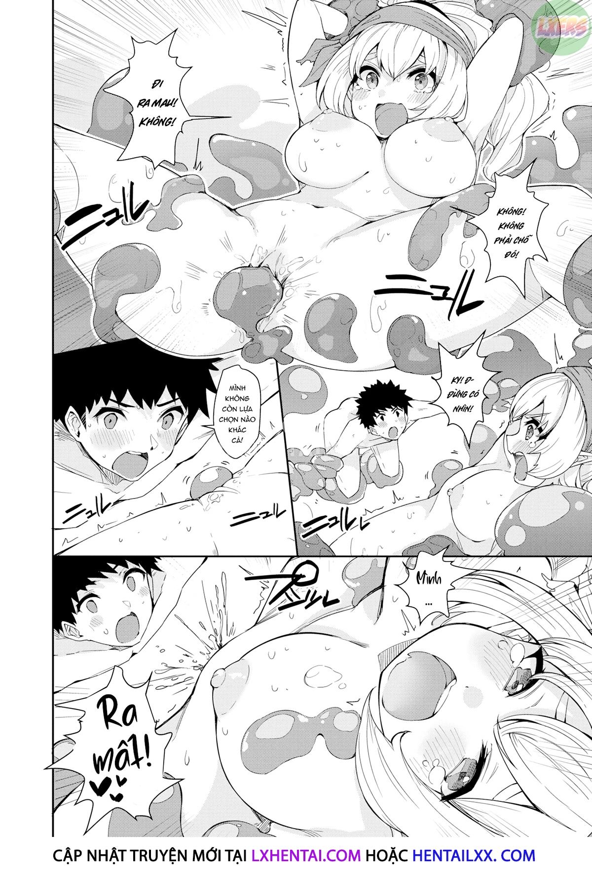 Đọc truyện hentai Cẩn thận với Slime! - Oneshot