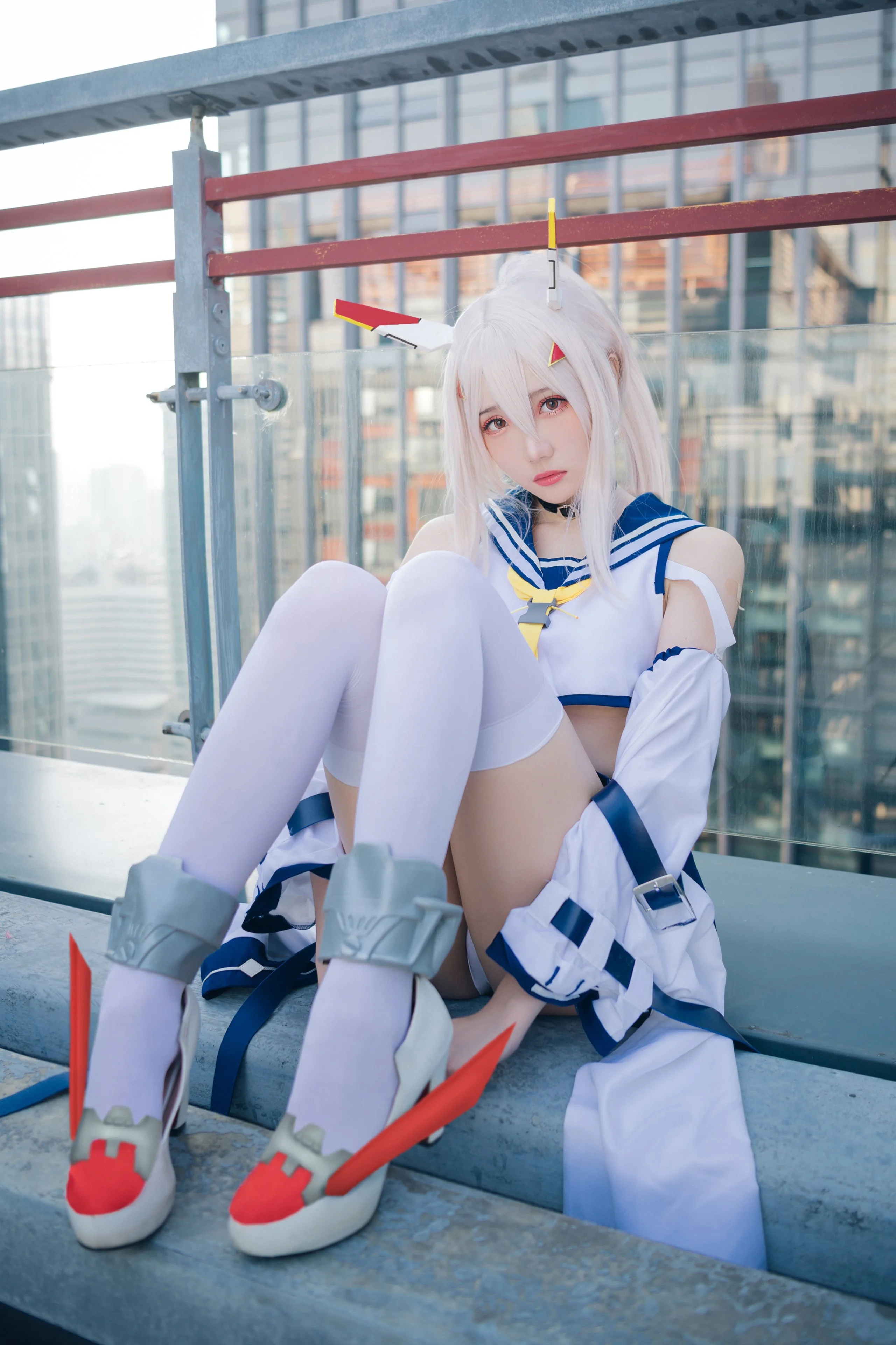 Đọc truyện hentai Tuyển tập Albums siêu phẩm Cosplay - Chap 665 - Guashi Sauce - Ayanami (Azur Lane)