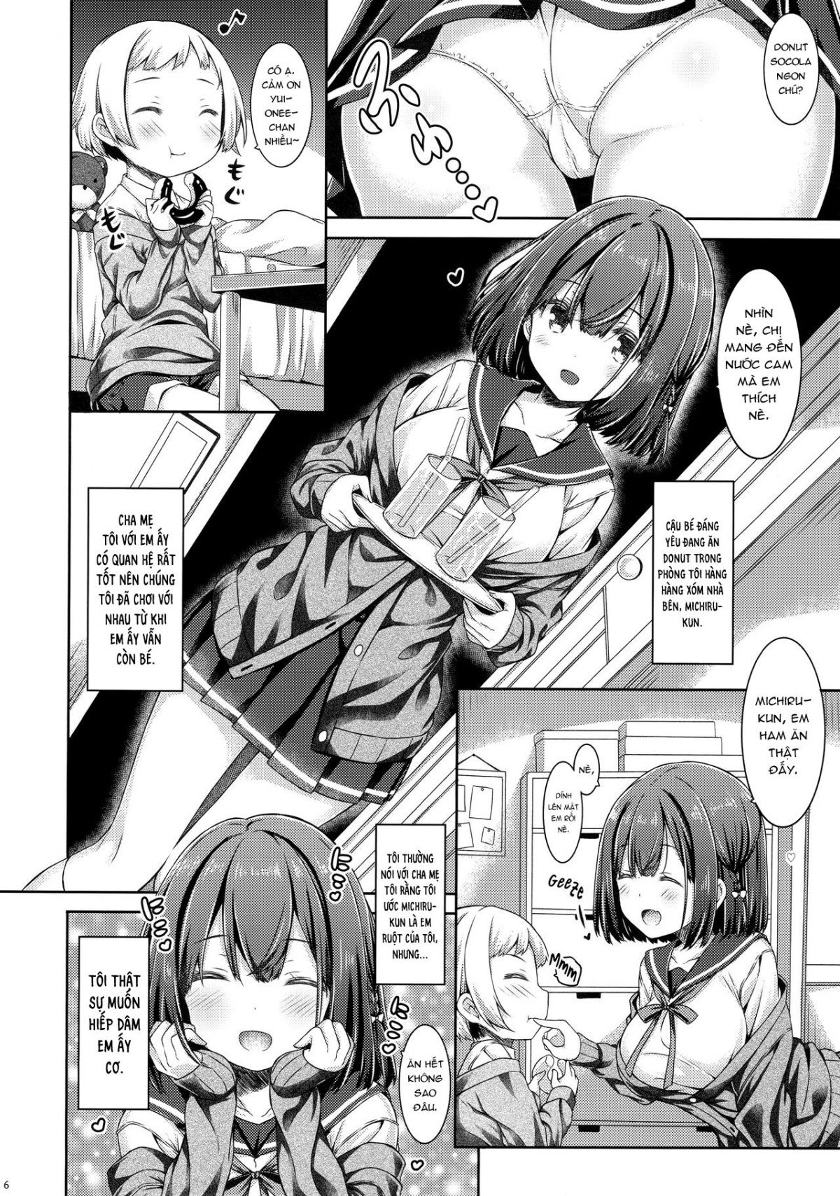 Đọc truyện hentai Quyến rũ anh hàng xóm dễ thương xâm phạm mình - Oneshot