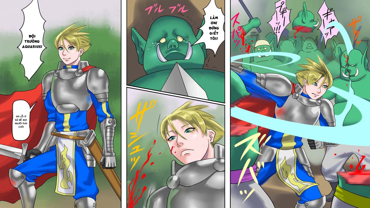 Đọc truyện hentai Seikishi Aquarius Chijoku no Nyotai Kaizou - Oneshot.