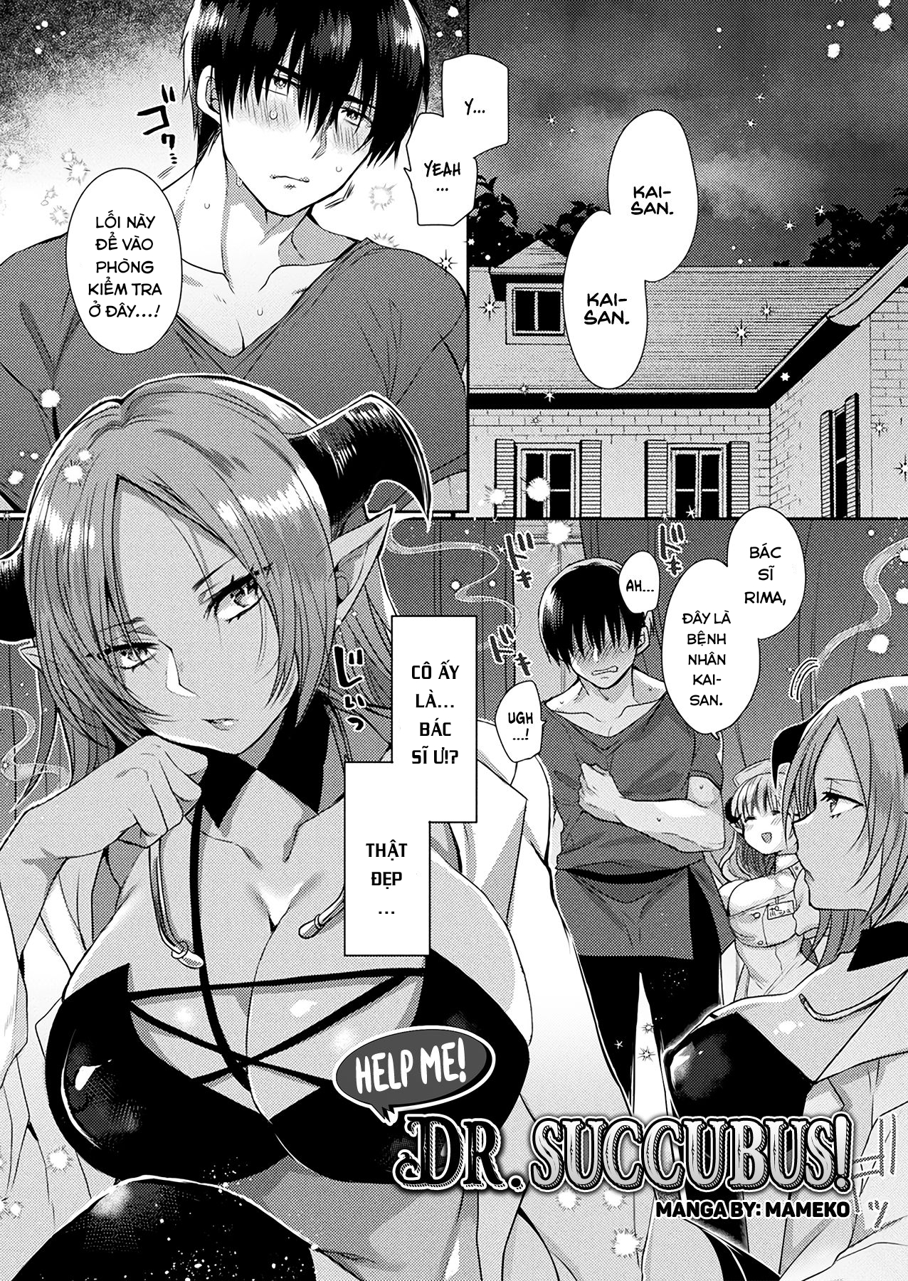 Đọc truyện hentai Giúp tôi với, Succubus Sensei! - Oneshot