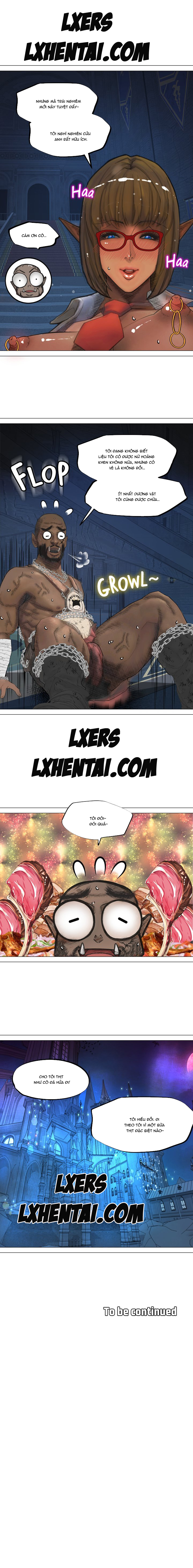 Đọc truyện hentai Nữ Hoàng Dark Elf Và Nô Lệ Orc - Chap 8