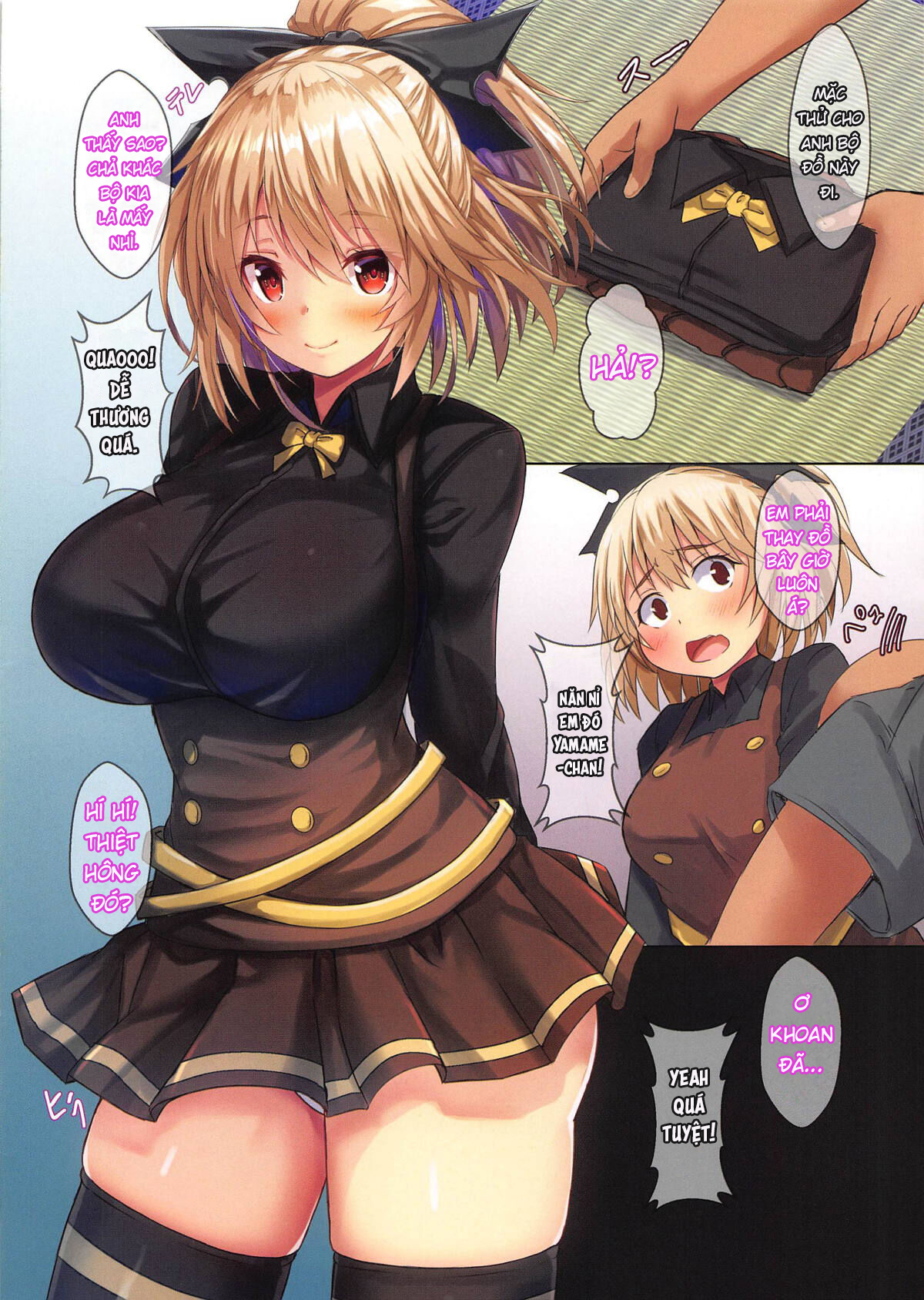 Đọc truyện hentai Hẹn hò và làm tình cùng em Yamame-chan cực mlem - Oneshot