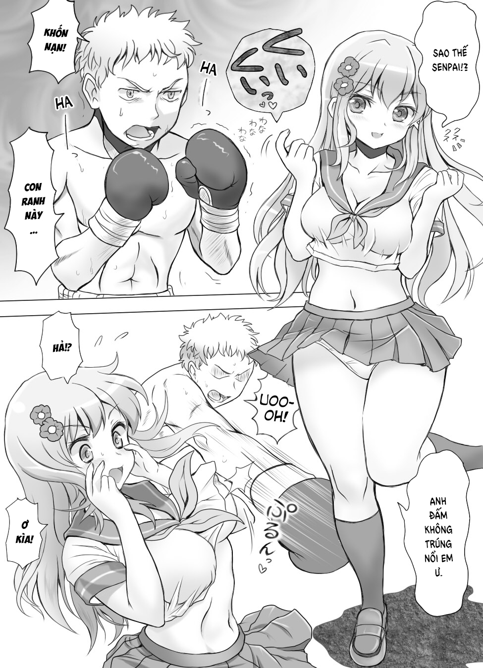 Đọc truyện hentai Naburi Tokidoki Shasei ~Kouhai no Joshi ni Makete Shasei Saserareta Ore~ - Chap 1